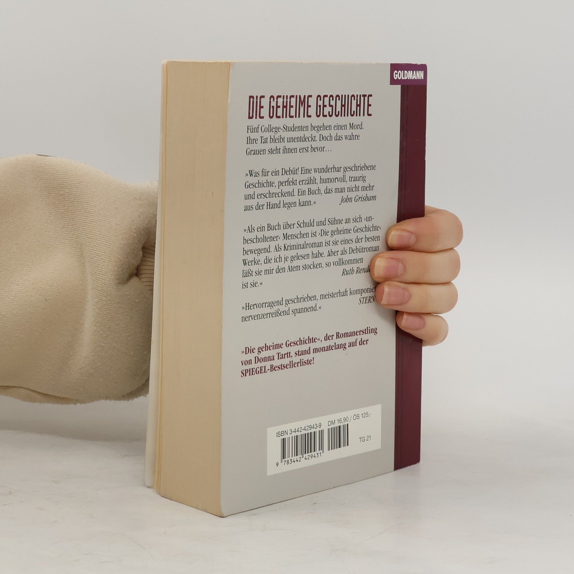 Donna Tartt Die geheime Geschichte