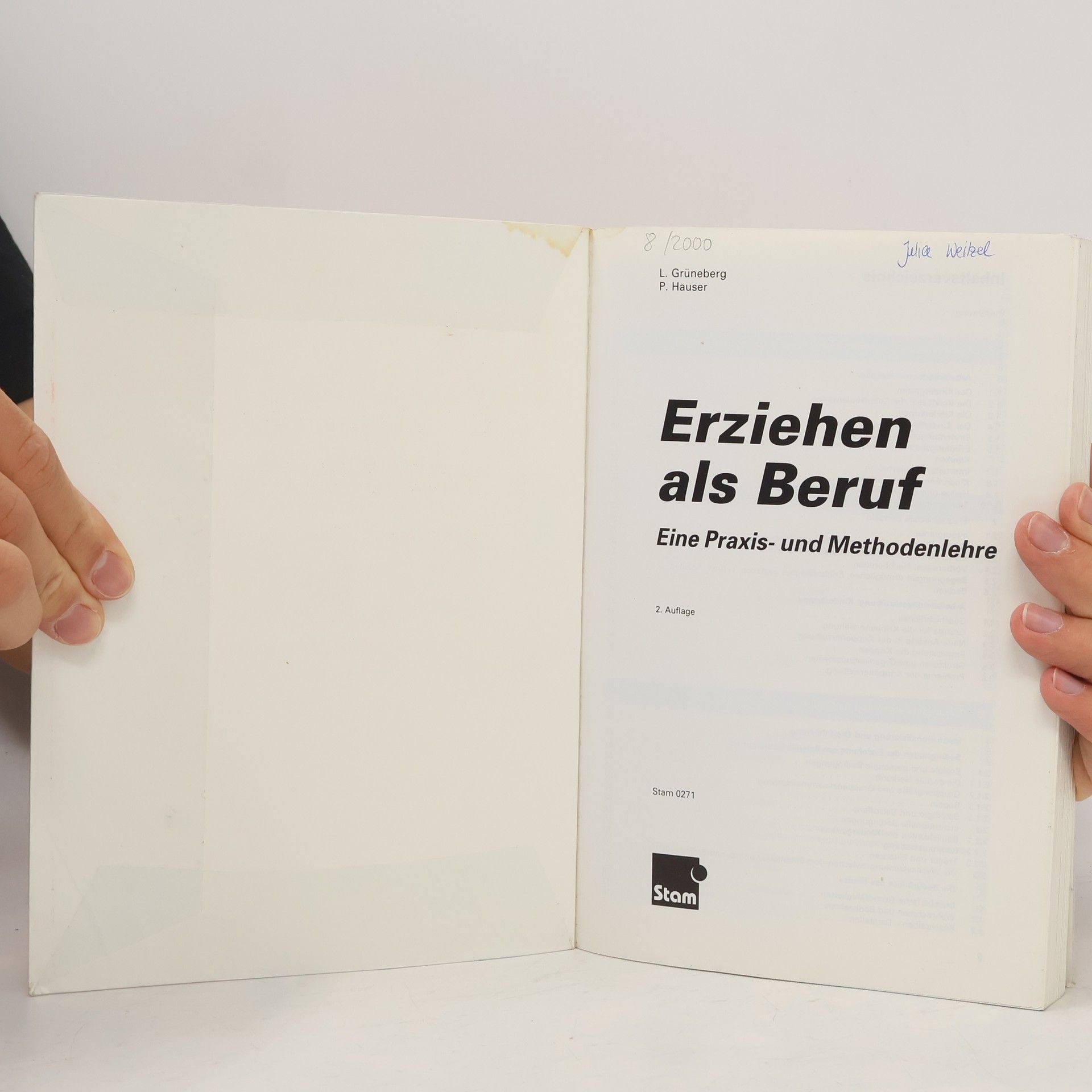 Lutz Grüneberg Erziehen als Beruf