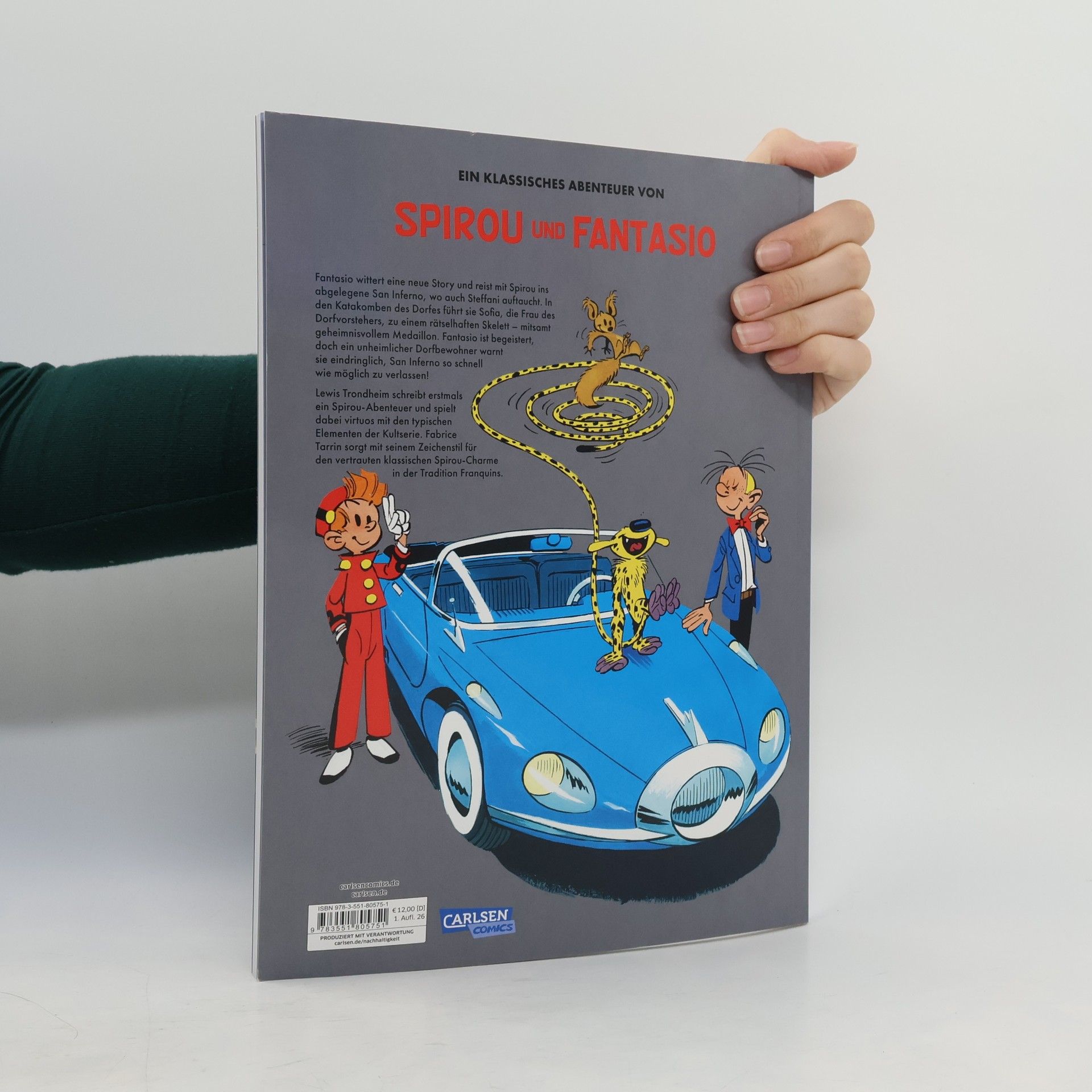 Lewis Trondheim Spirou und Fantasio Spezial - 44: Der Schatz von San Inferno