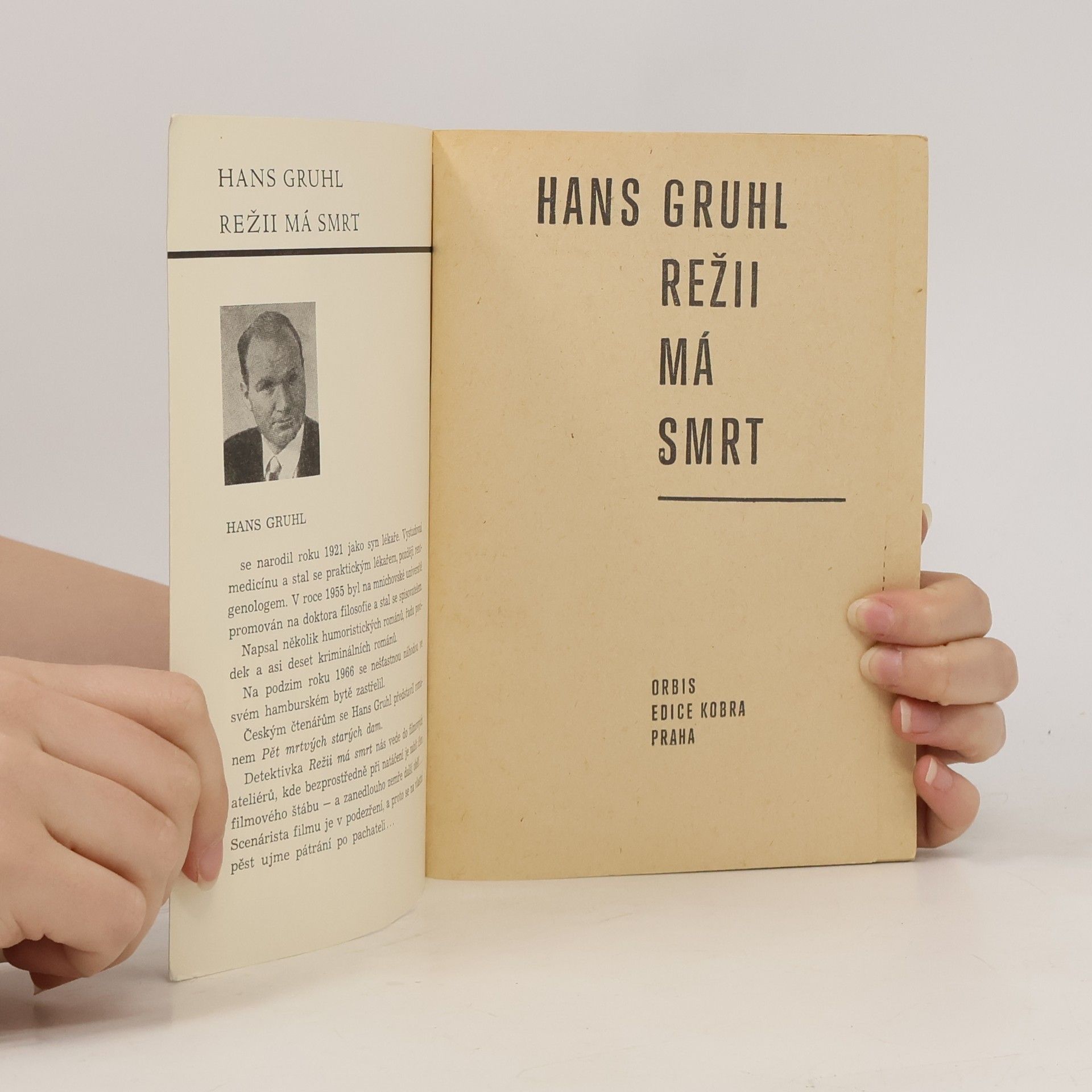 Hans Gruhl Režii má smrt