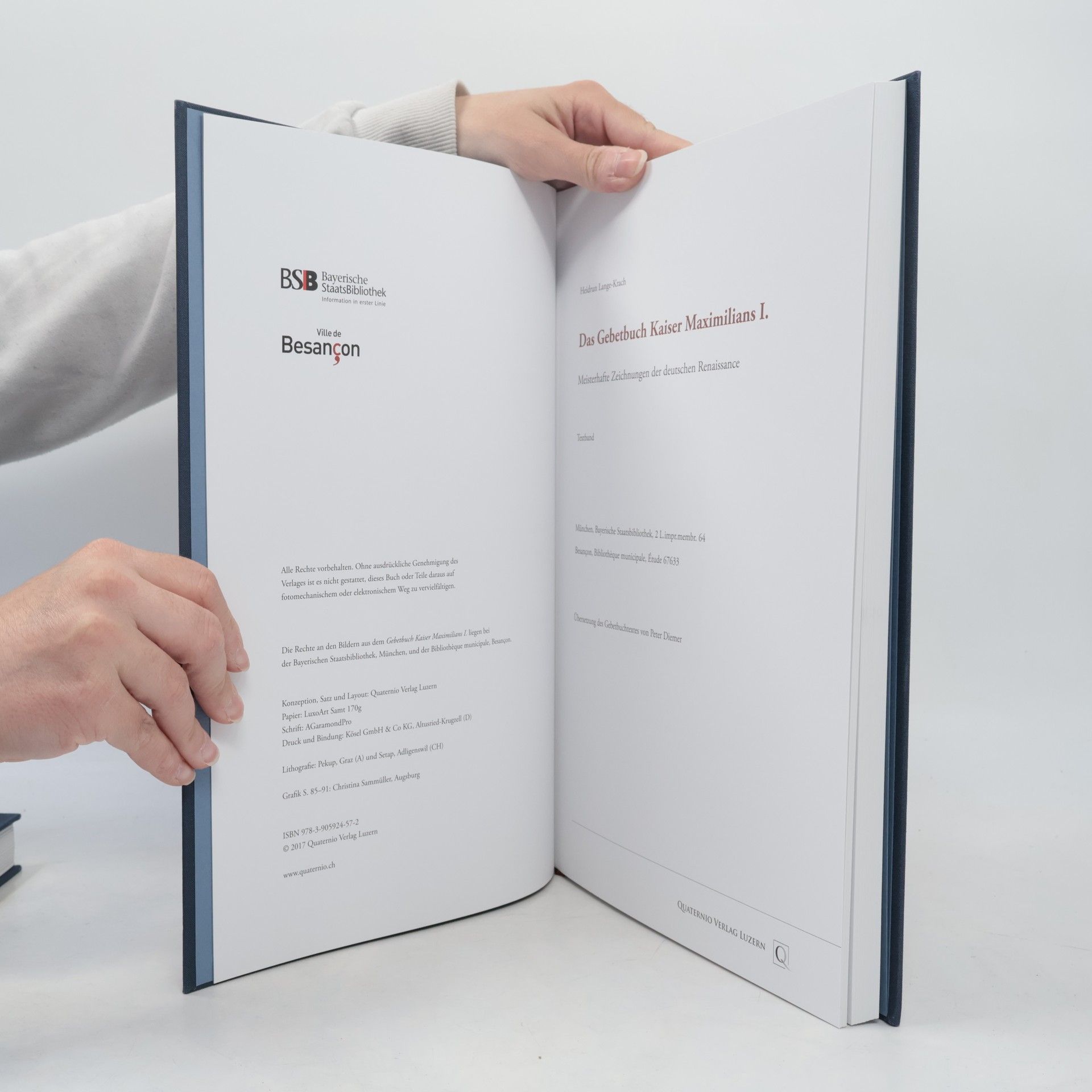 Heidrun Lange-Krach Das Gebetbuch Kaiser Maximilians I. Textband. Bildband