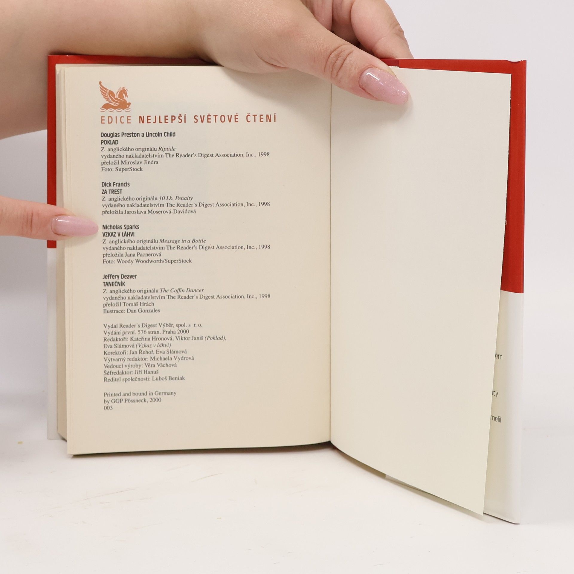 Various authors Nejlepší světové čtení. Poklad. Za trest. Vzkaz v láhvi. Tanečník