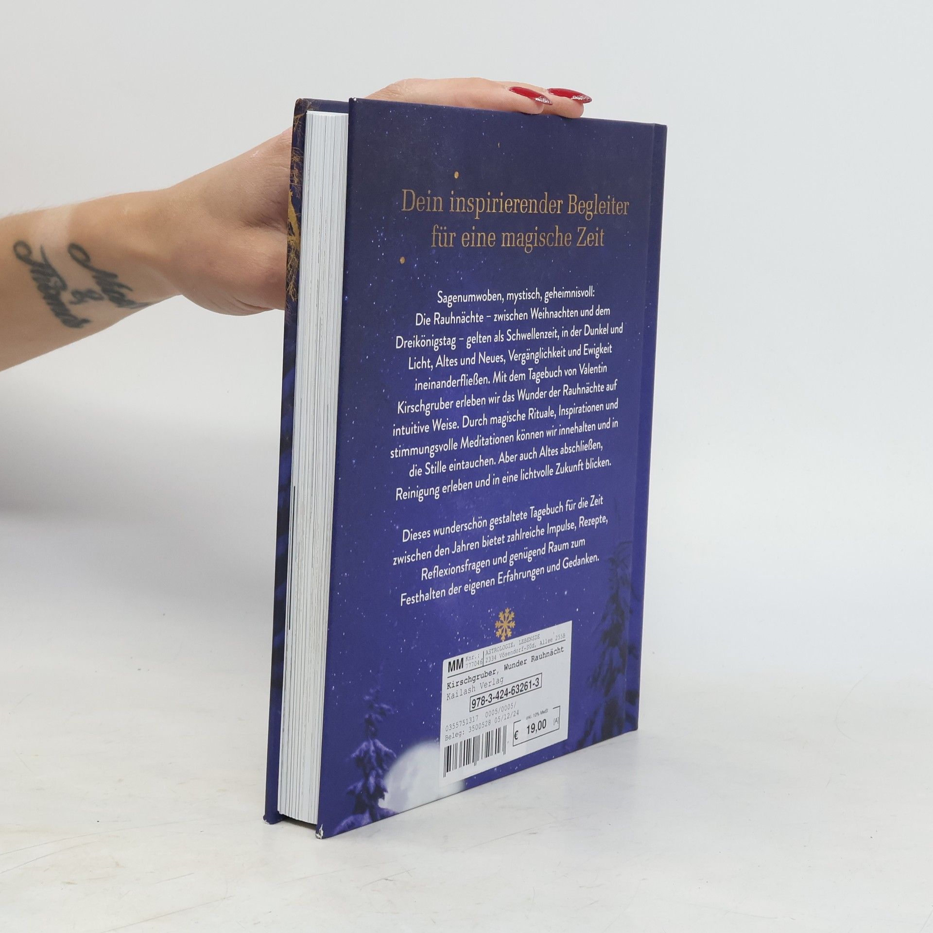 Valentin Kirschgruber Das Wunder der Rauhnächte. Mein magisches Tagebuch für die 12 heiligen Nächte - Rituale, Bräuche und Meditationen für die innere Einkehr