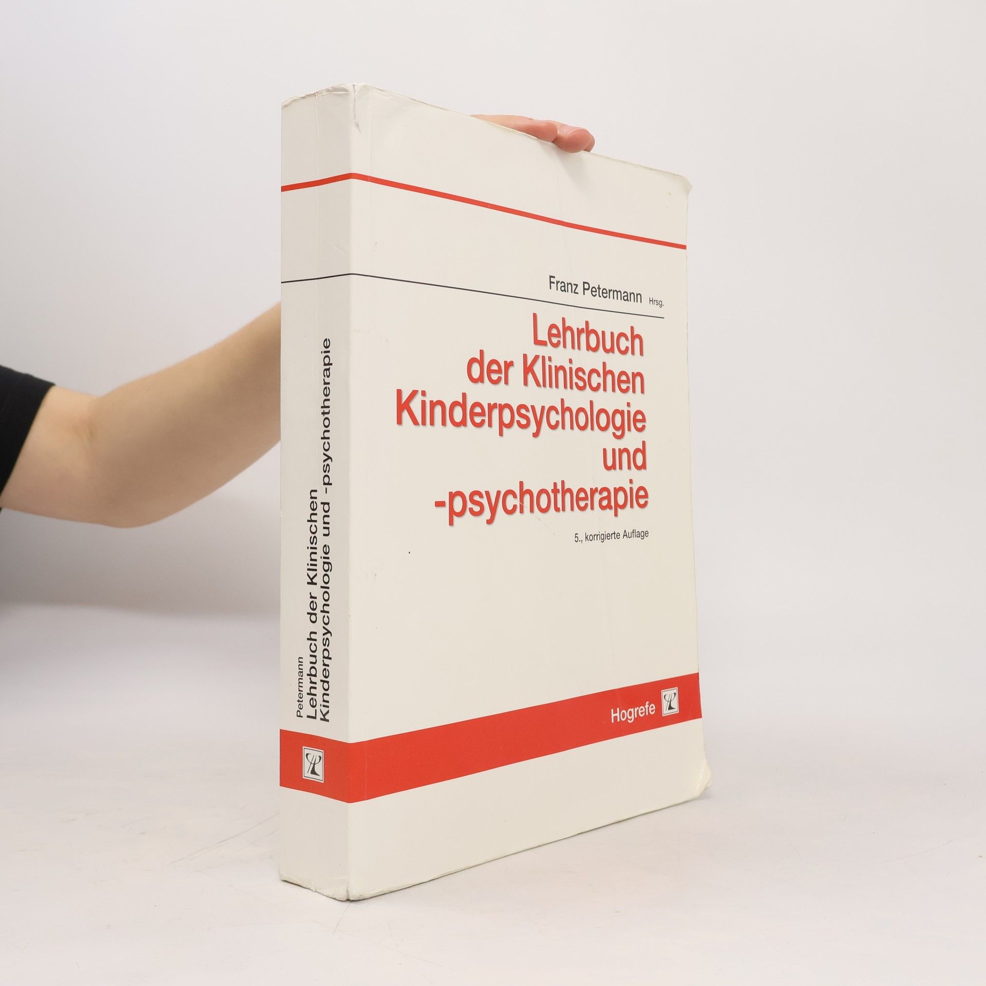 Franz Petermann Lehrbuch der klinischen Kinderpsychologie und -psychotherapie