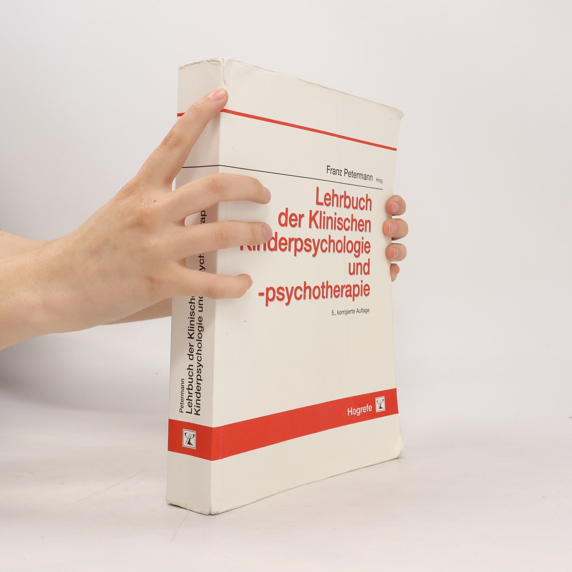 Franz Petermann Lehrbuch der klinischen Kinderpsychologie und -psychotherapie