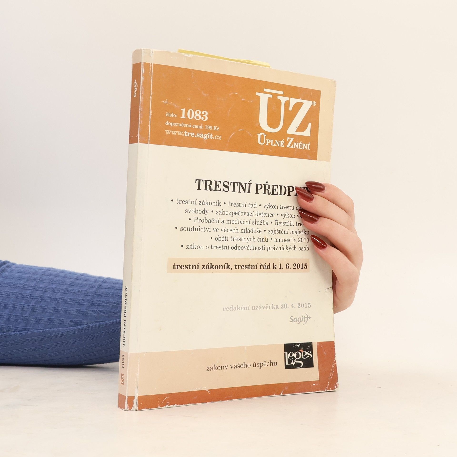 Kolektiv autorů Trestní předpisy [ÚZ 2015 č. 1083]