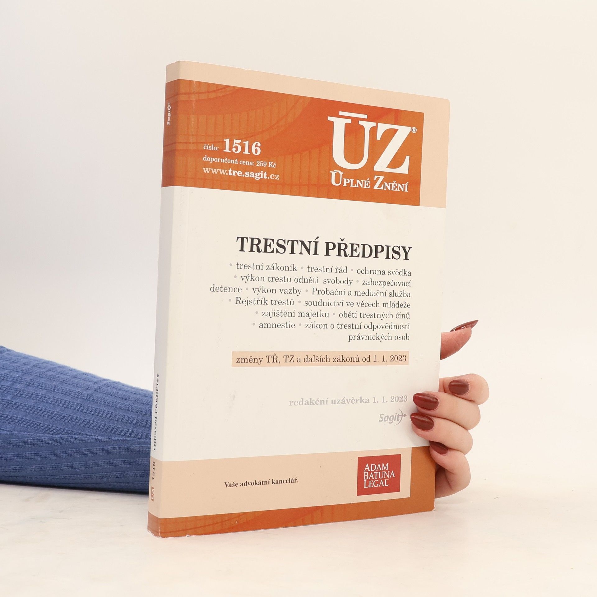 Autorenkollektiv Trestní předpisy [ÚZ 2023 č. 1516]
