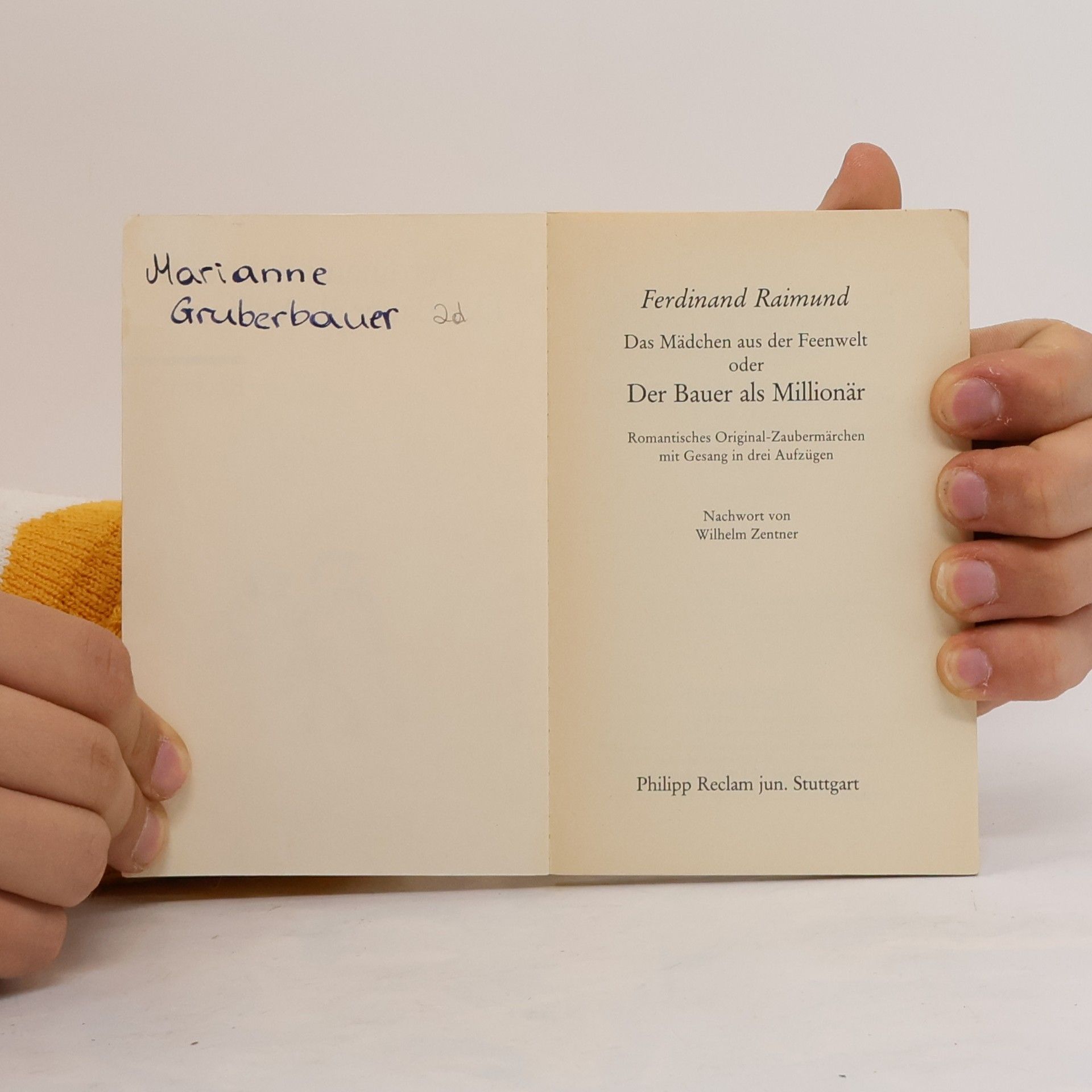 Ferdinand Raimund Der Bauer als Millionär