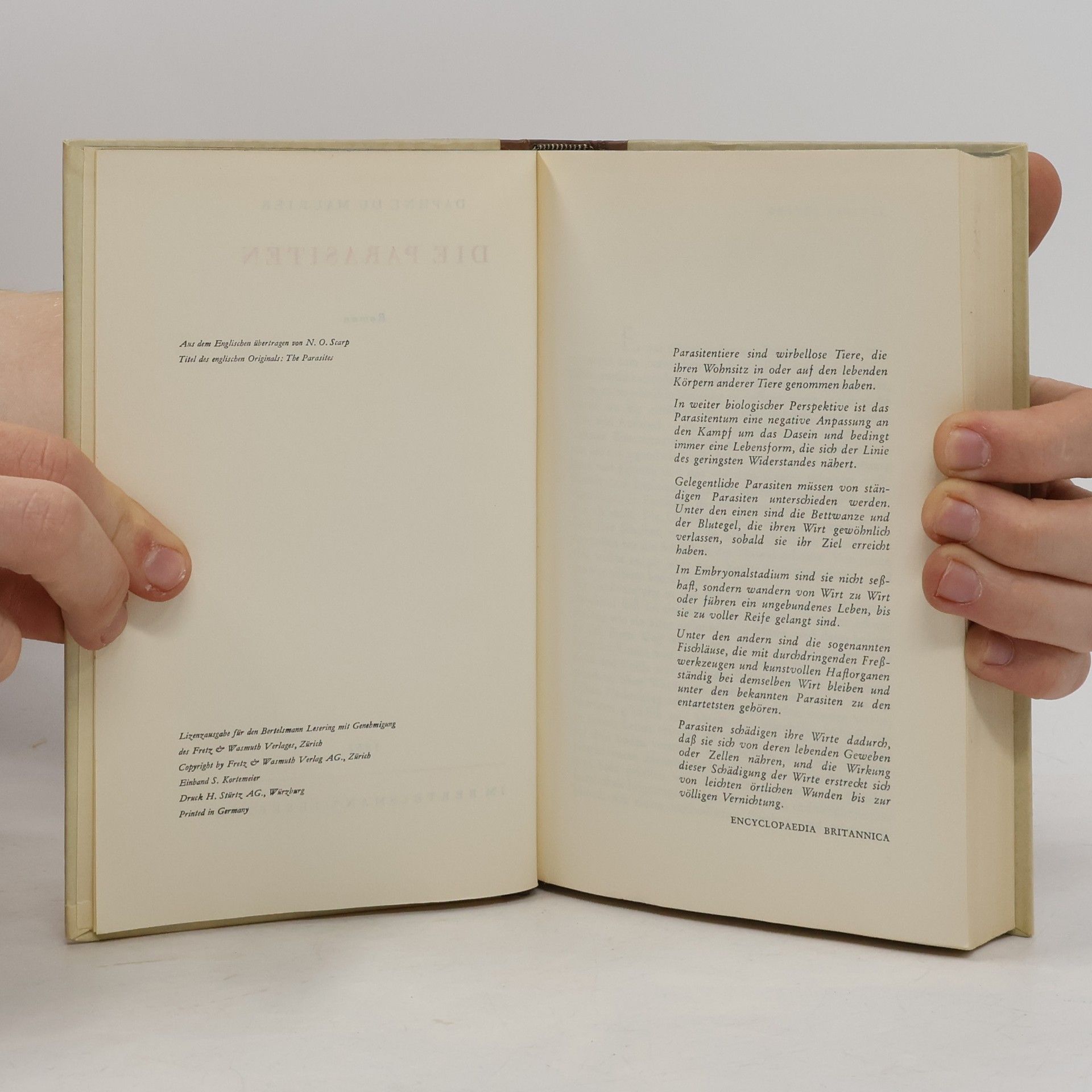 Daphne du Maurier Die Parasiten