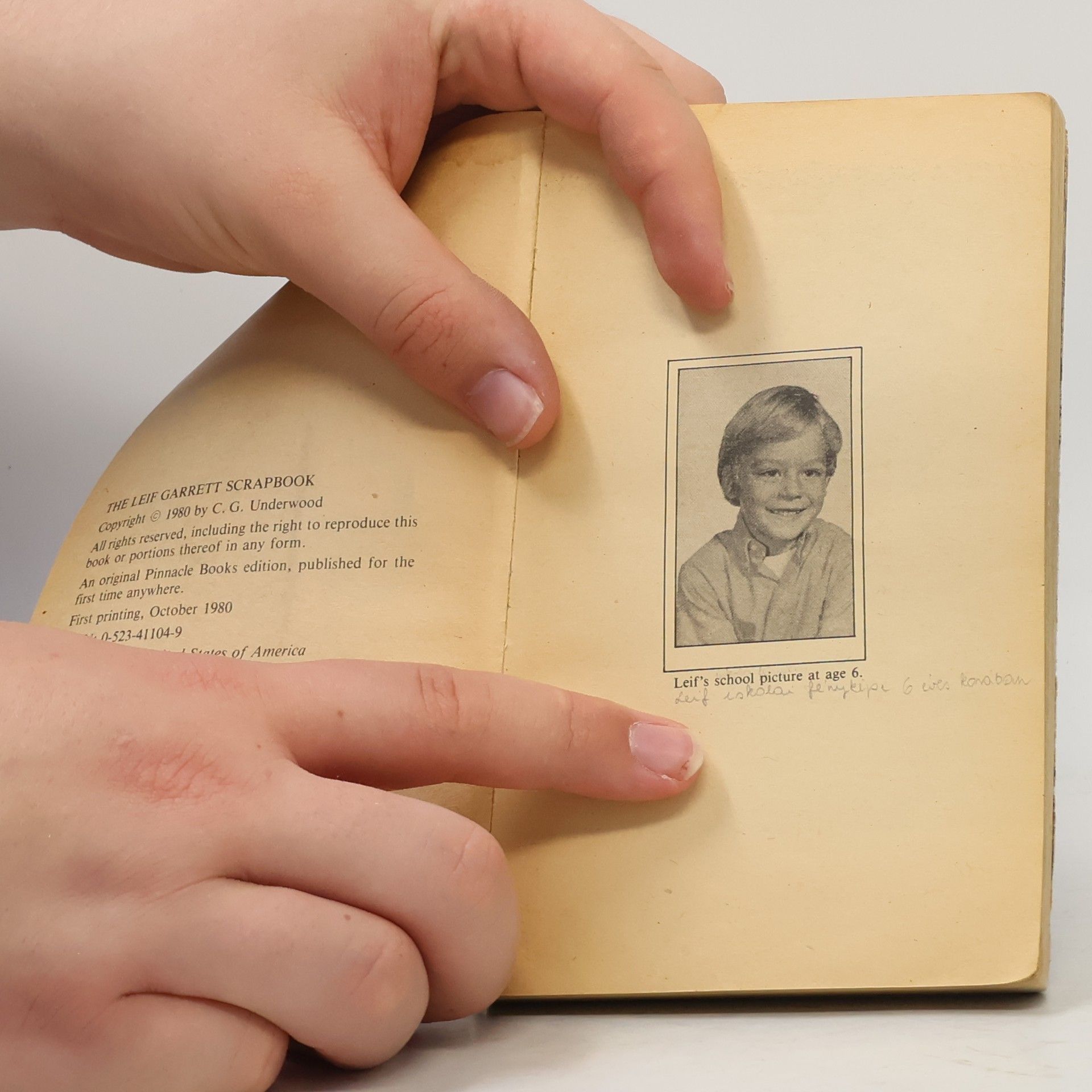 C.G. Underwood The Leif Garrett Scrapbook
