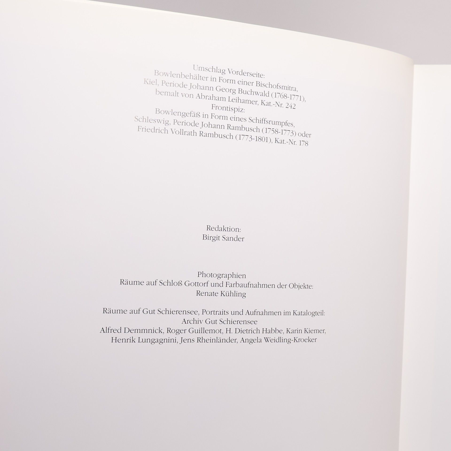 Henrik Lungagnini Fayence des ostseeraumes Sammlung Axel Springer