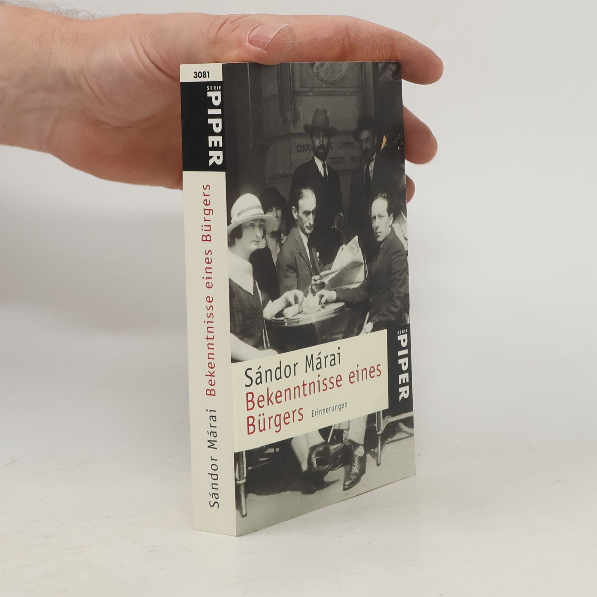 Sándor Márai Bekenntnisse eines Bürgers