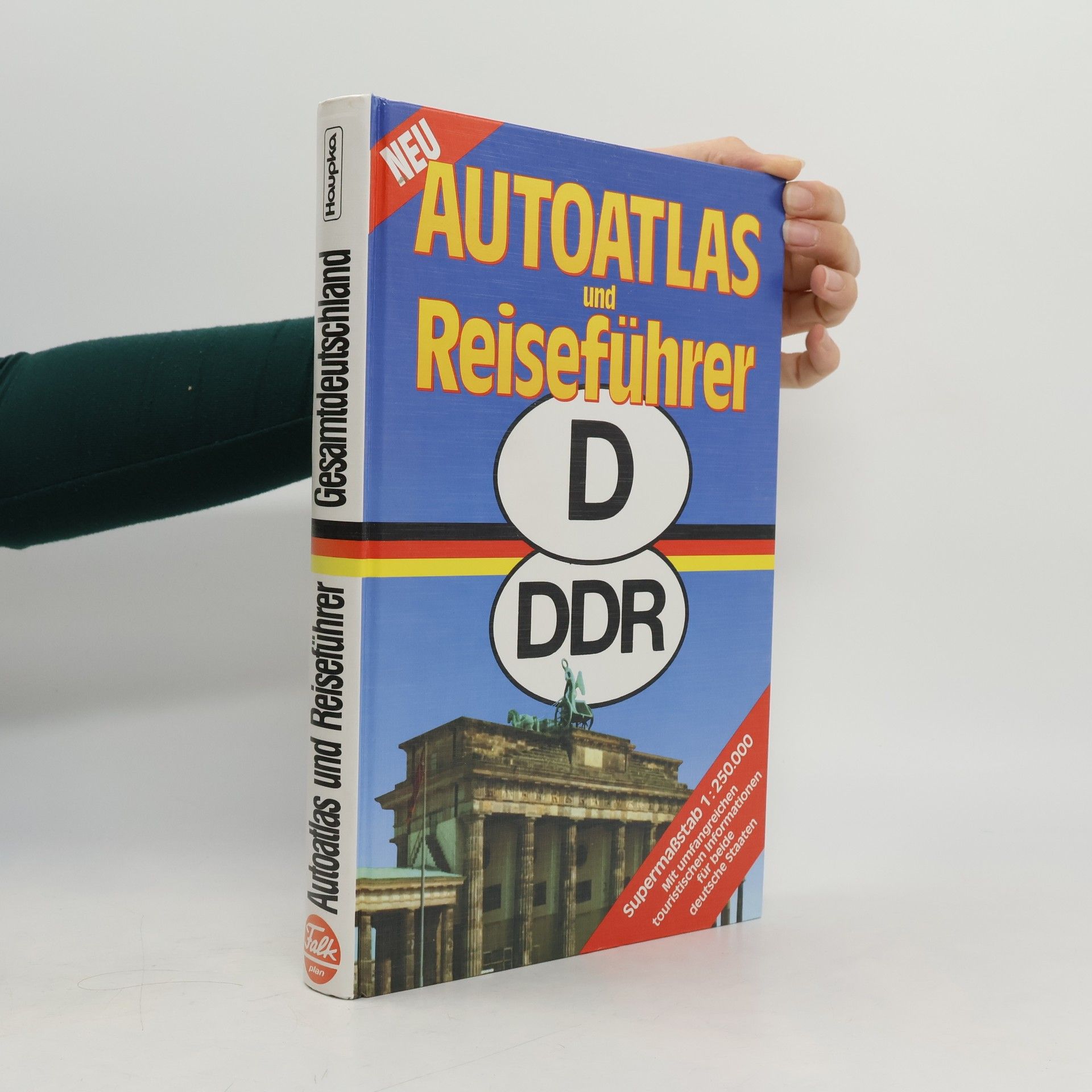 Autorenkollektiv Autoatlas und Reiseführer Bundesrepublik Deutschland und Deutsche Demokratische Republik