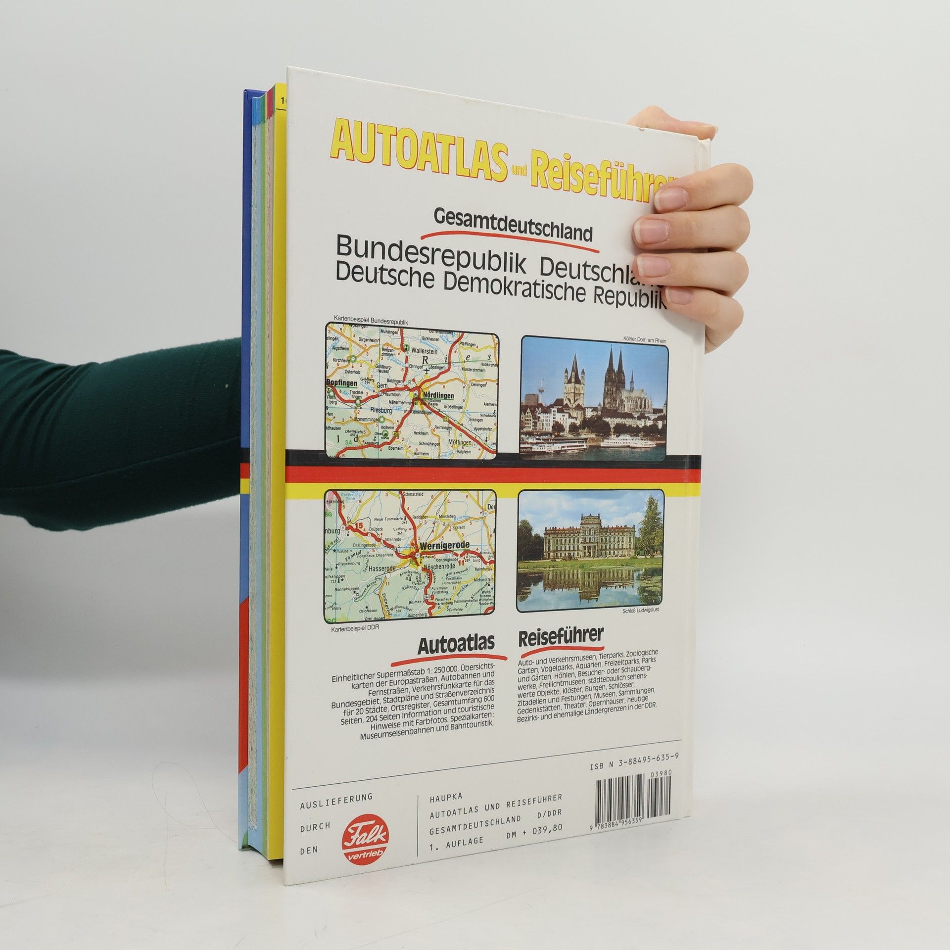 Autoatlas und Reiseführer Bundesrepublik Deutschland und Deutsche Demokratische Republik