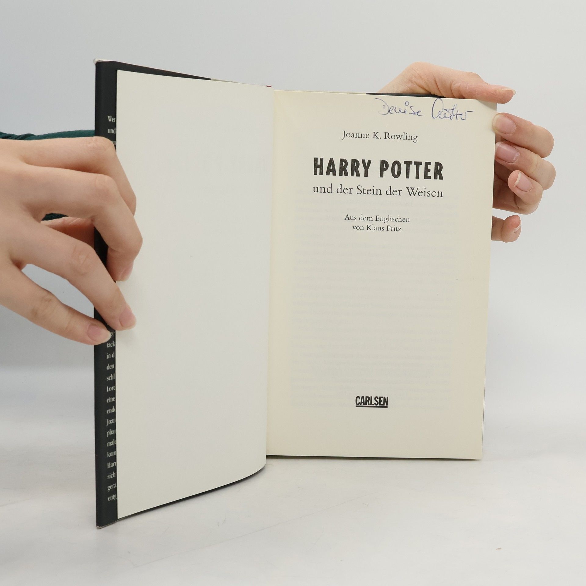 J. K. Rowling Harry Potter und der Stein der Weisen