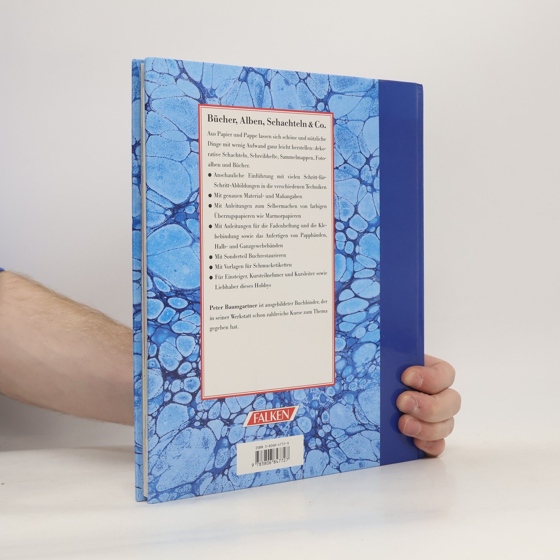 Peter Baumgartner Bücher, Alben, Schachteln selber machen