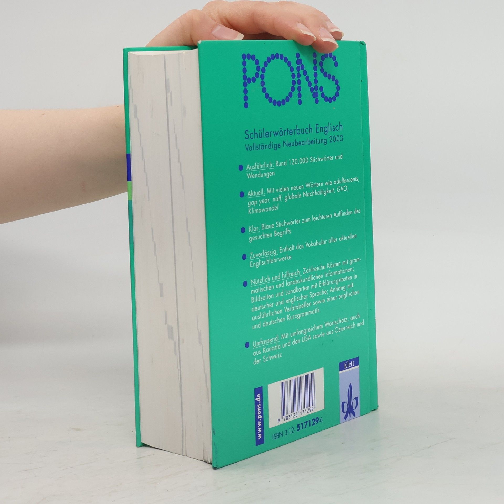 Erich Weis PONS Schülerwörterbuch
