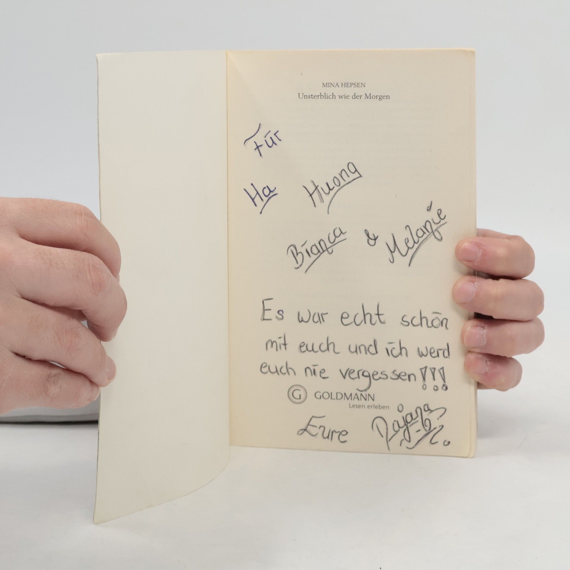Mina Hepsen Unsterblich wie der Morgen. Roman