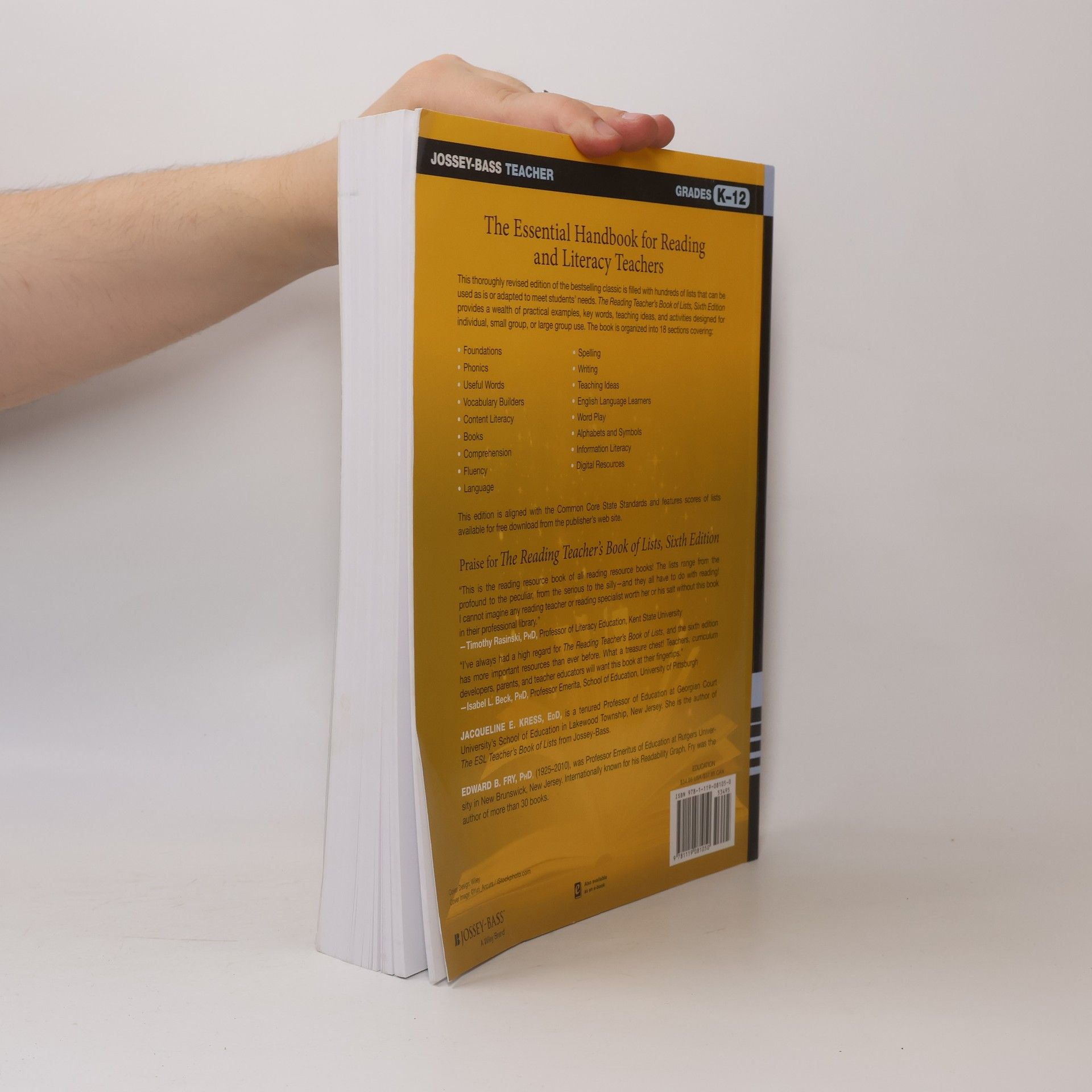 Jacqueline E. Kress Jossey-Bass Teacher: The Reading Teacher's Book of Lists