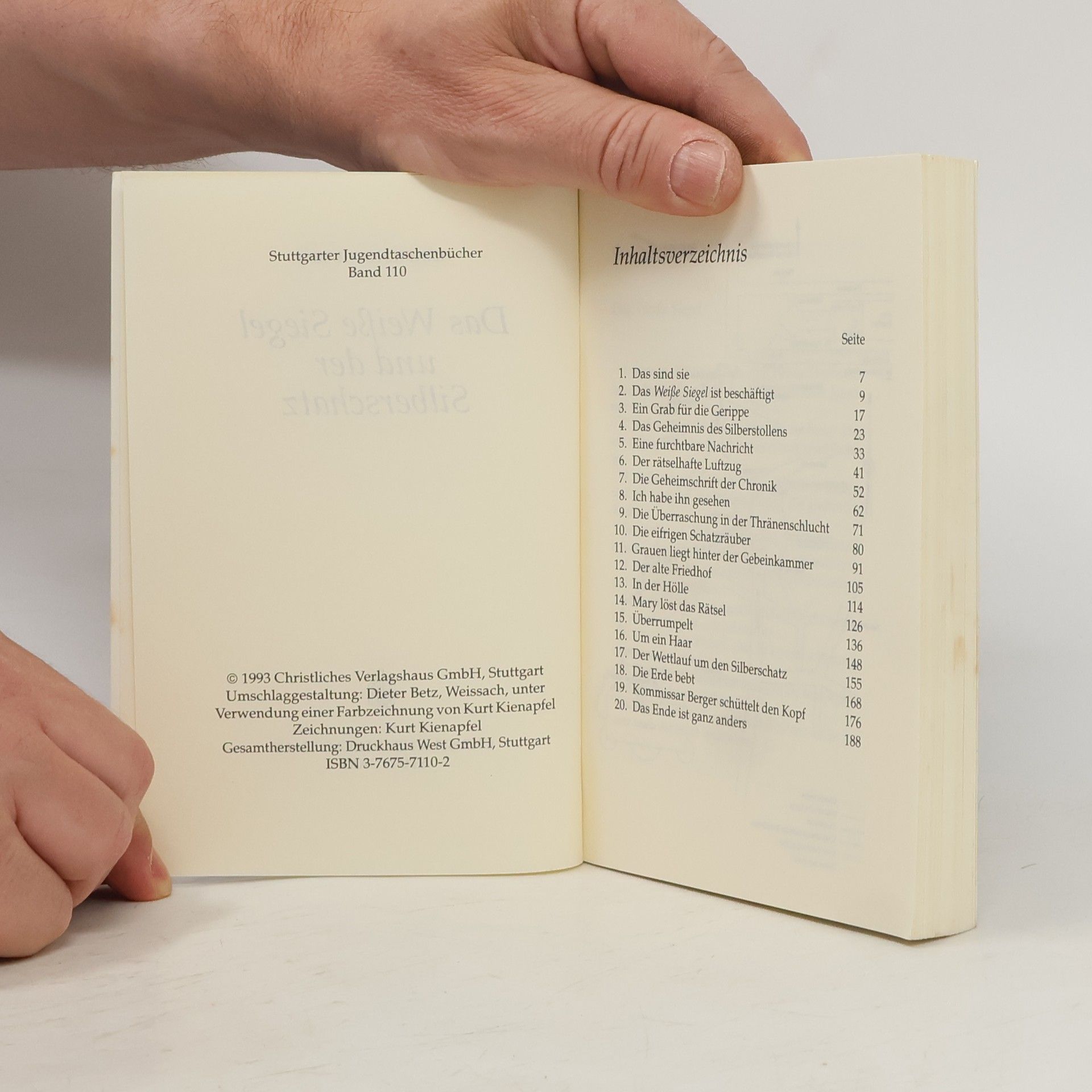 Heinrich Schubert Stuttgarter Jugendtaschenbuch - 110: Das weiße Siegel und der Silberschatz