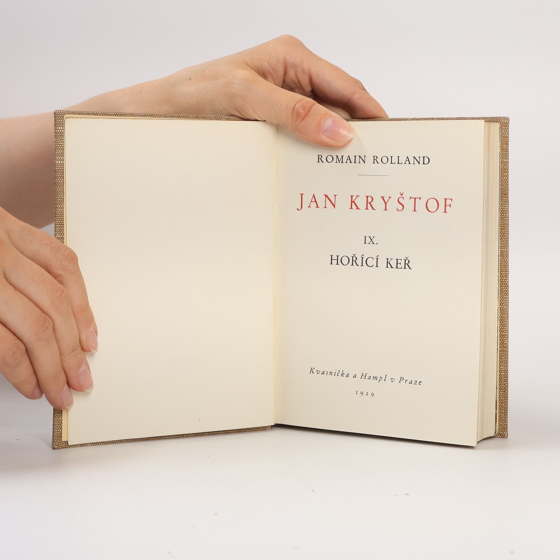 Romain Rolland Jan Kryštof IX. Hořící keř