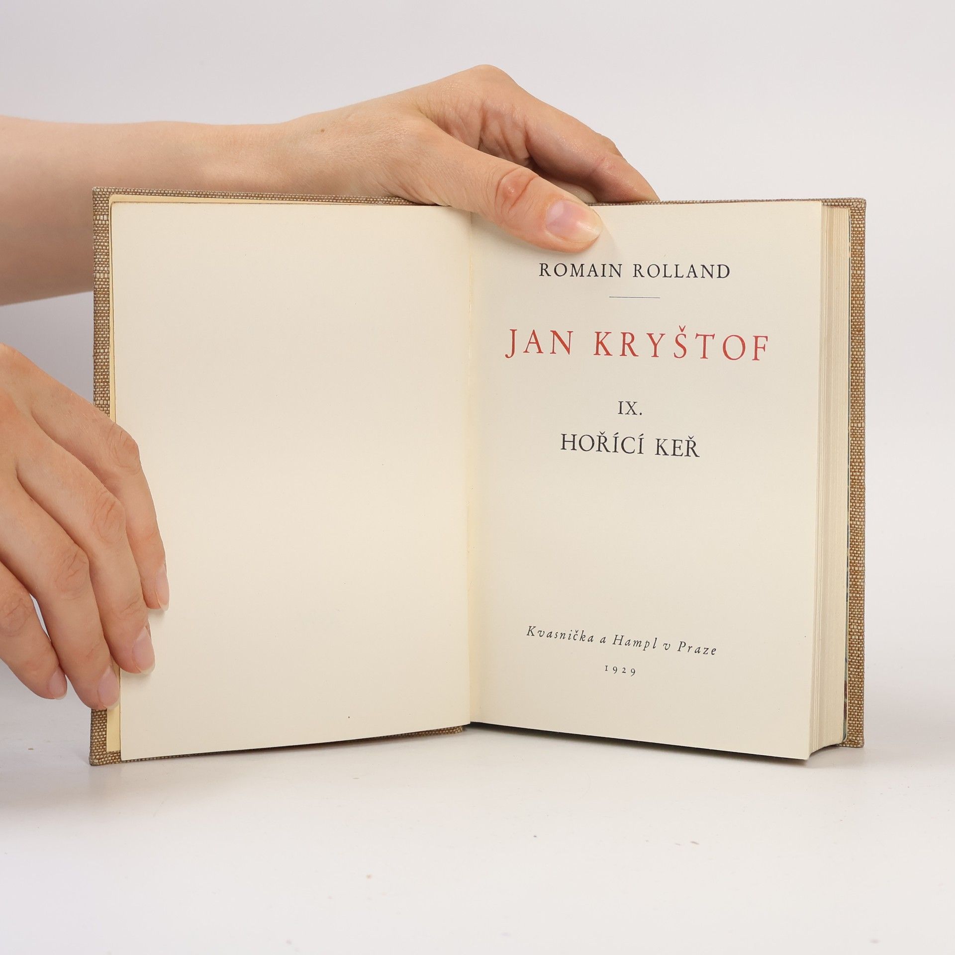 Romain Rolland Jan Kryštof IX. Hořící keř