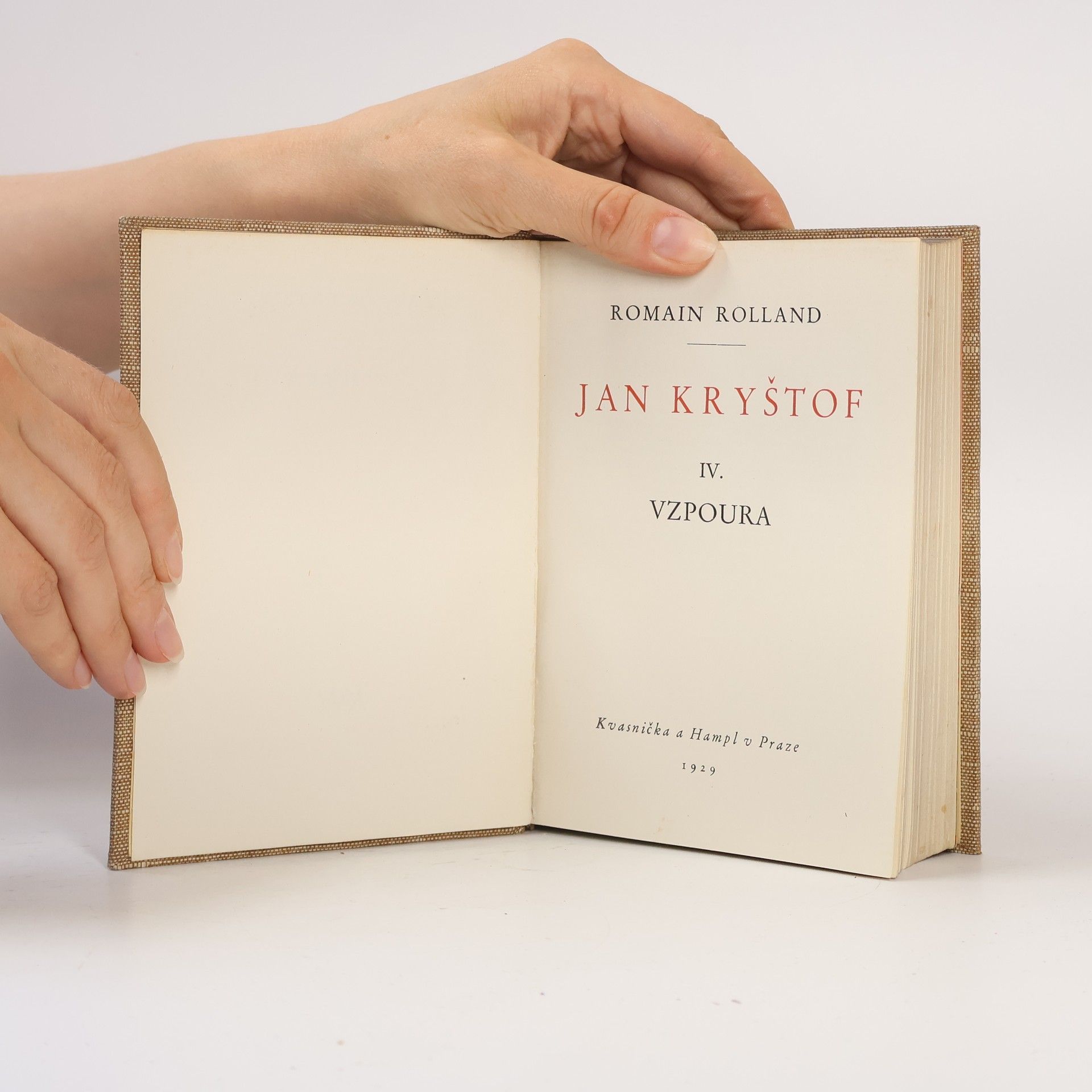 Romain Rolland Jan Kryštof IV. Vzpoura