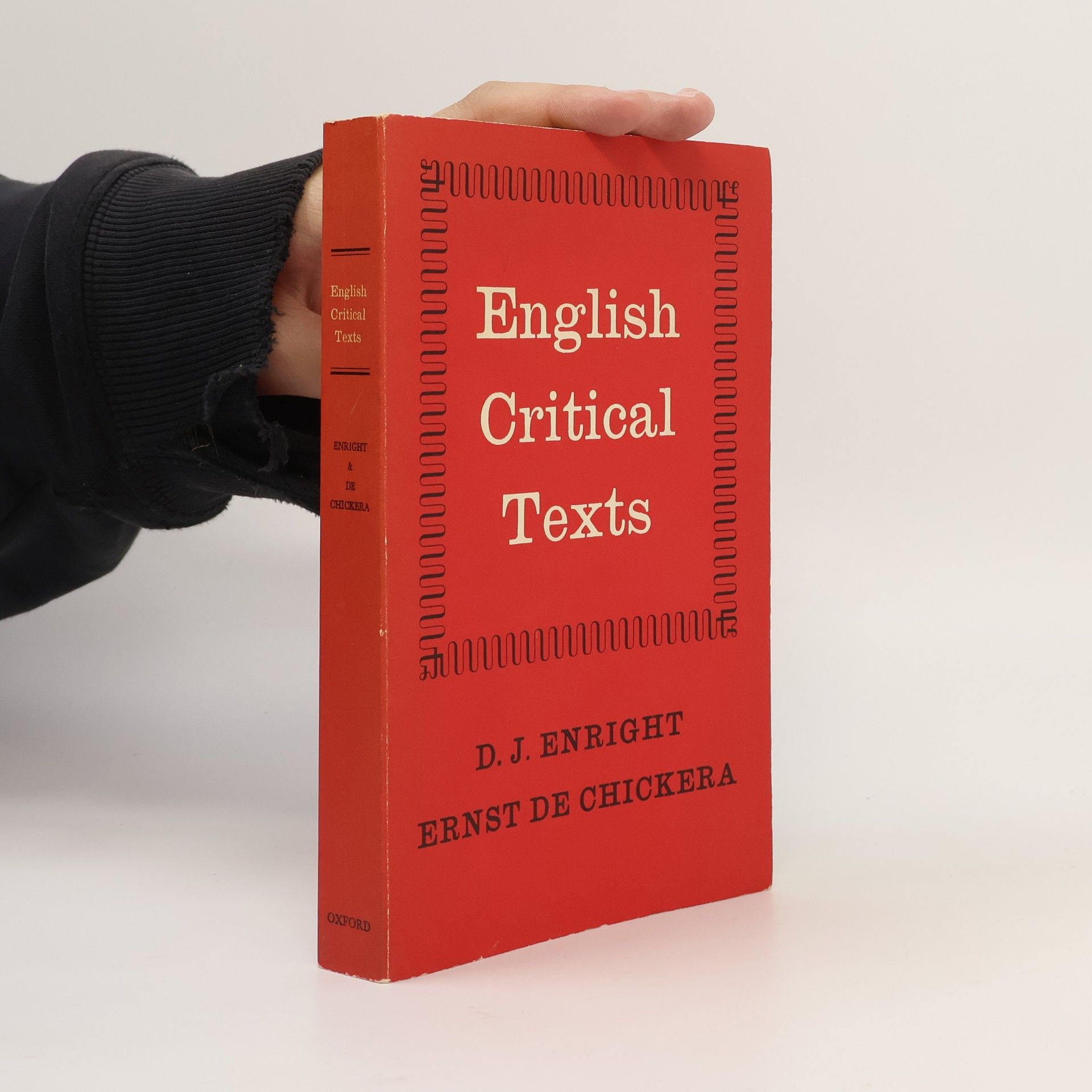Ernst de Chickera English Critical Texts