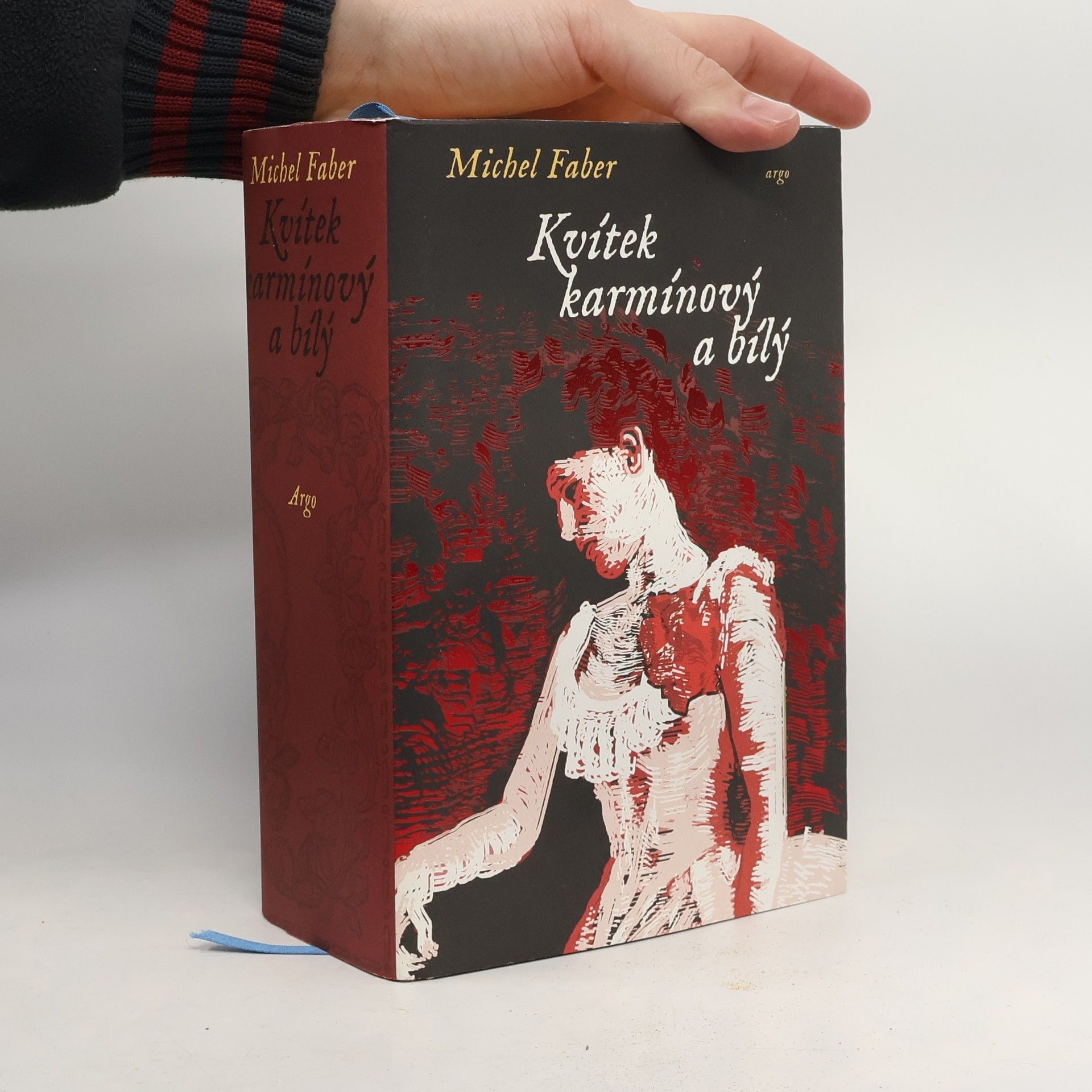 Michel Faber Kvítek karmínový a bílý