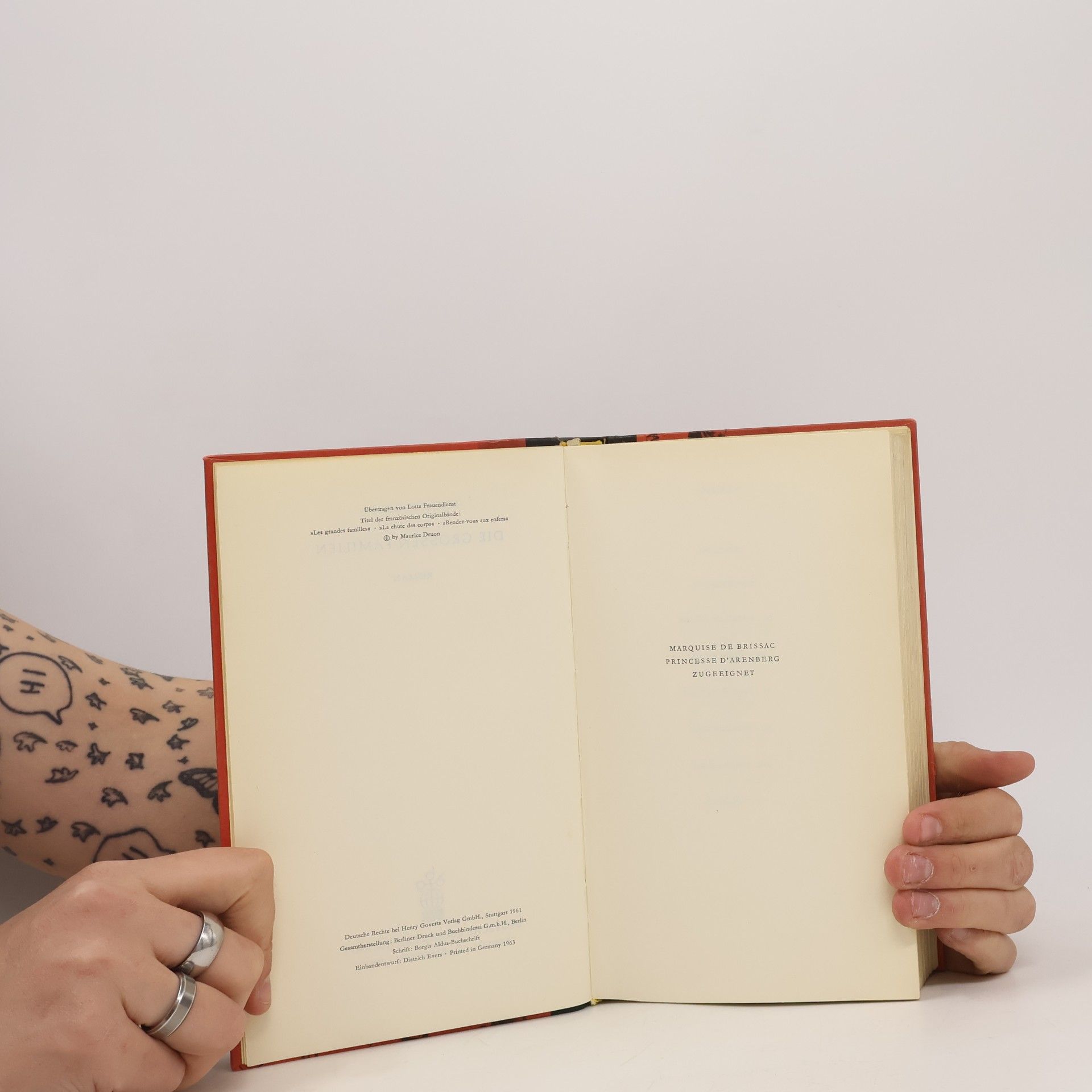 Maurice Druon Die grossen Familien