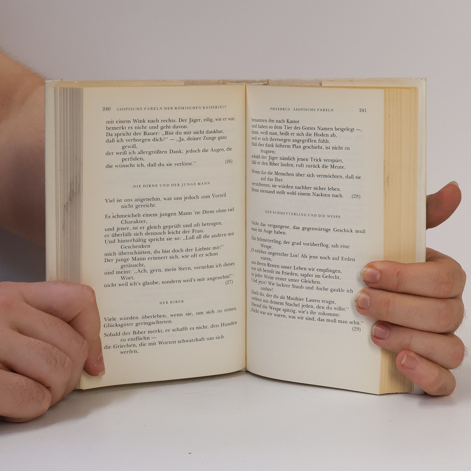 Various authors Bibliothek der Antike. Antike Fabeln