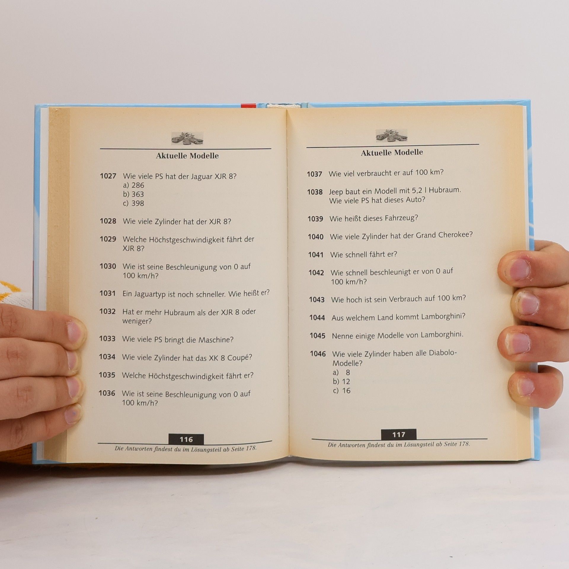 Reinhard Schade Quizbuch Autos