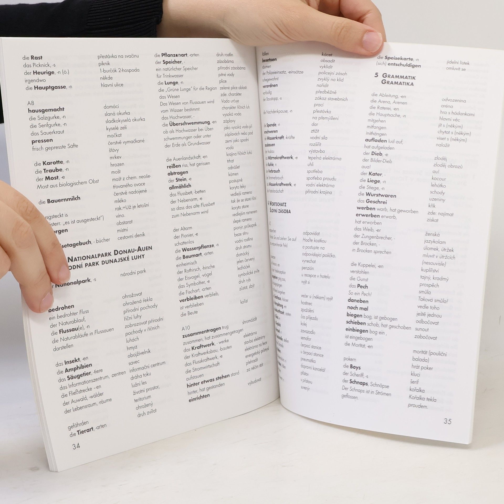 Paul Rusch Moment mal! Lehrwerk für Deutsch als Fremdsprache Glossar Deutsch - Tschechisch 3