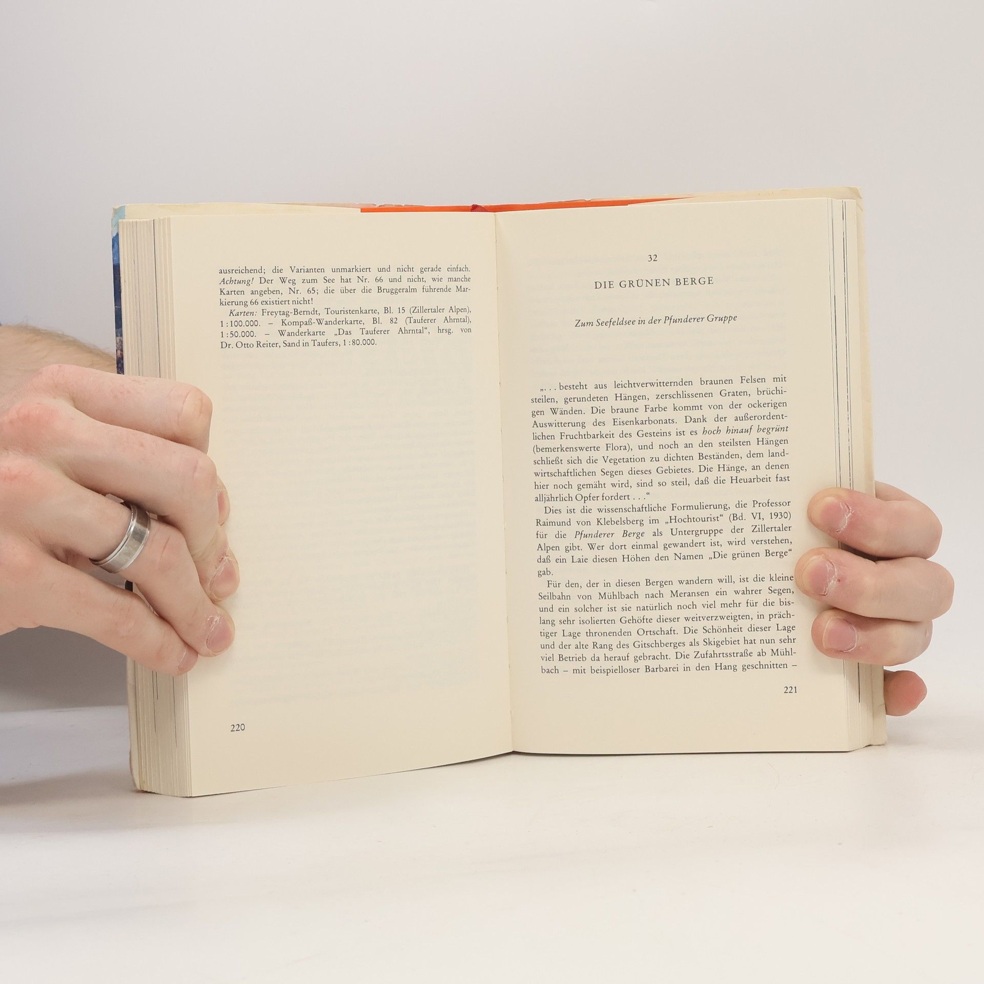 Josef Rampold Südtiroler Wanderbuch