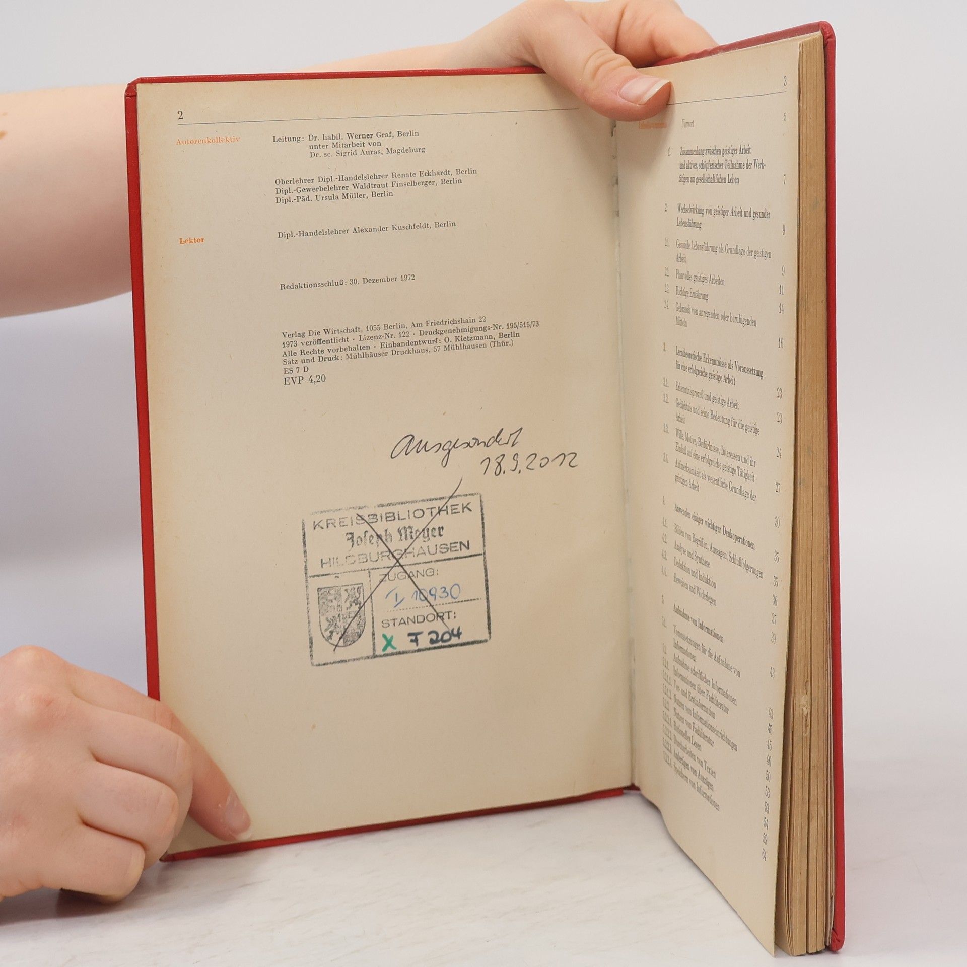 Autorenkollektiv Grundlagen der geistigen Arbeit