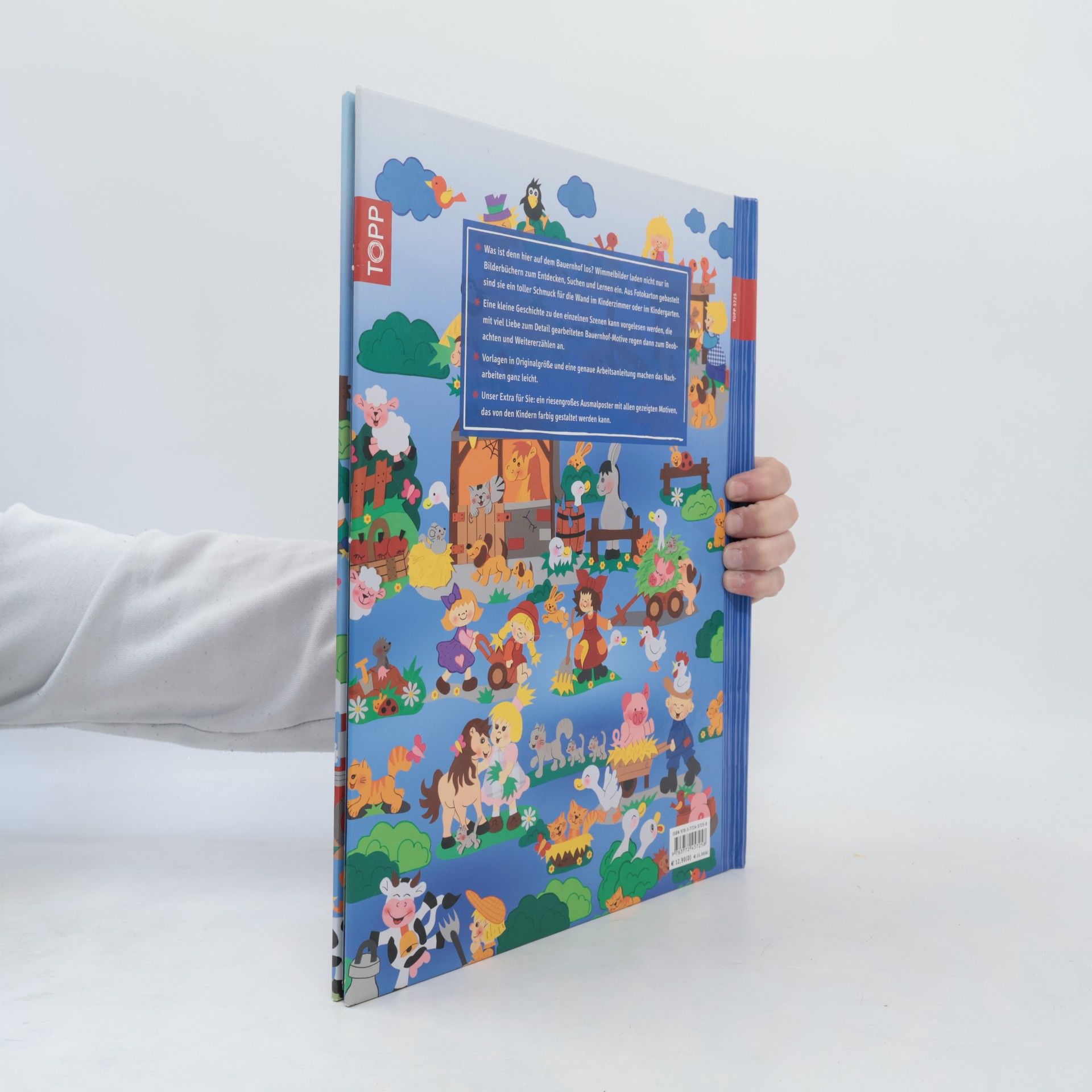 Angelika Kipp Mein großes Wimmel-Fensterbilderbuch - auf dem Bauernhof