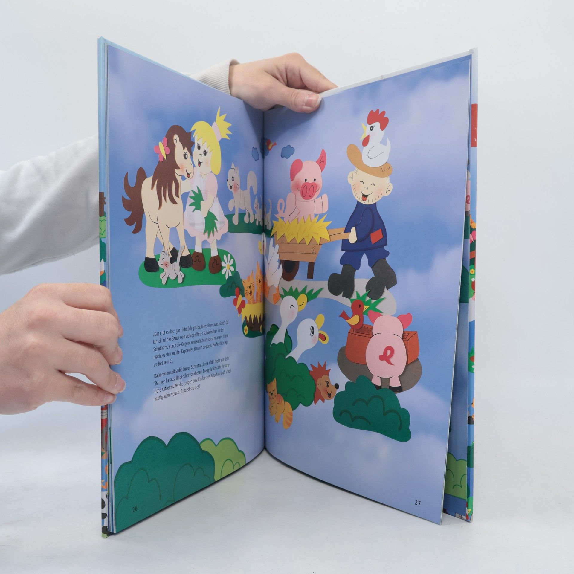 Angelika Kipp Mein großes Wimmel-Fensterbilderbuch - auf dem Bauernhof