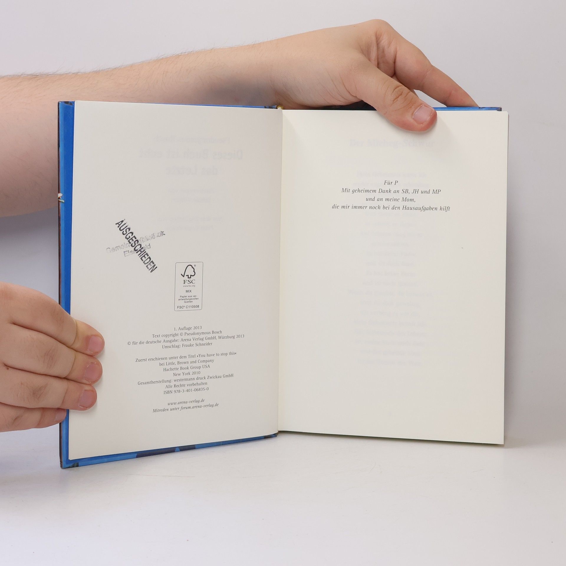 Pseudonymous Bosch Dieses Buch ist echt das Letzte