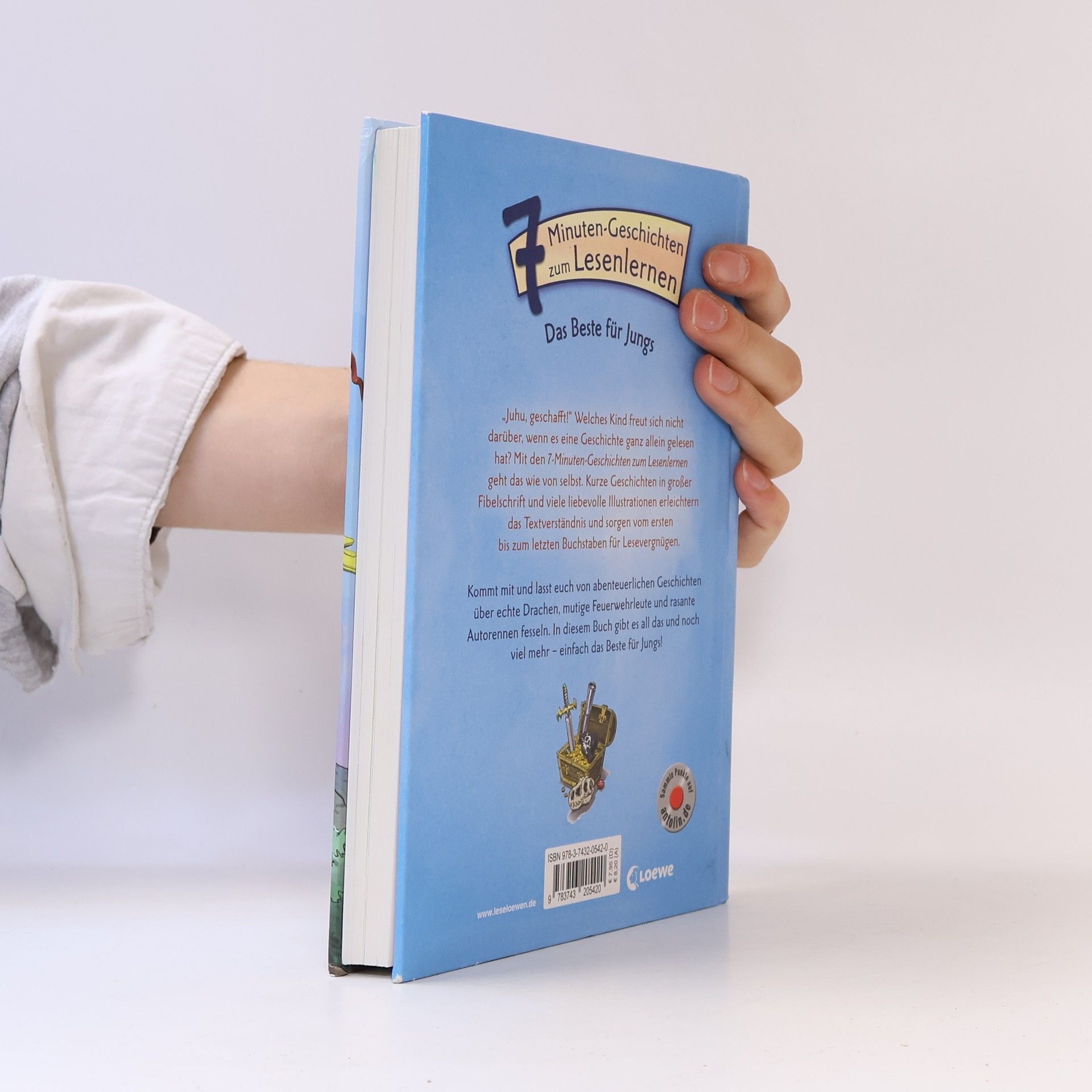 Kolektiv autorů Leselöwen - Das Original - 7-Minuten-Geschichten zum Lesenlernen - Das Beste für Jungs