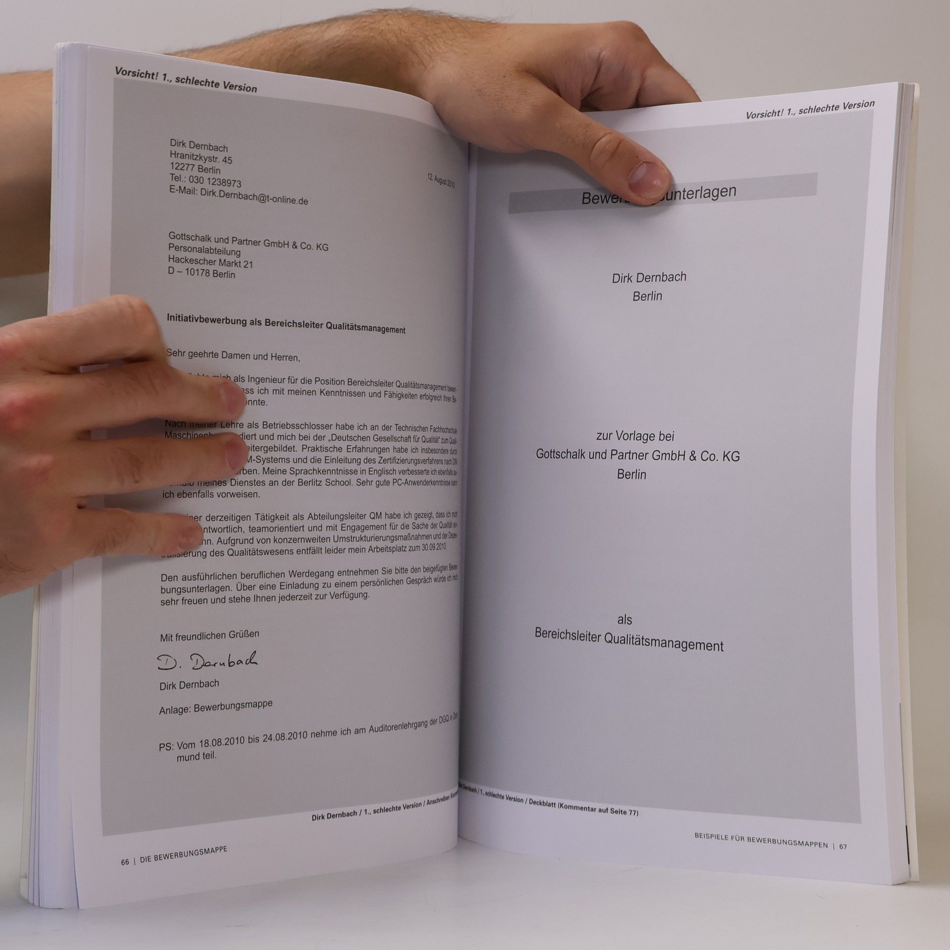 Jürgen Hesse Hesse/Schrader-Training Schriftliche Bewerbung