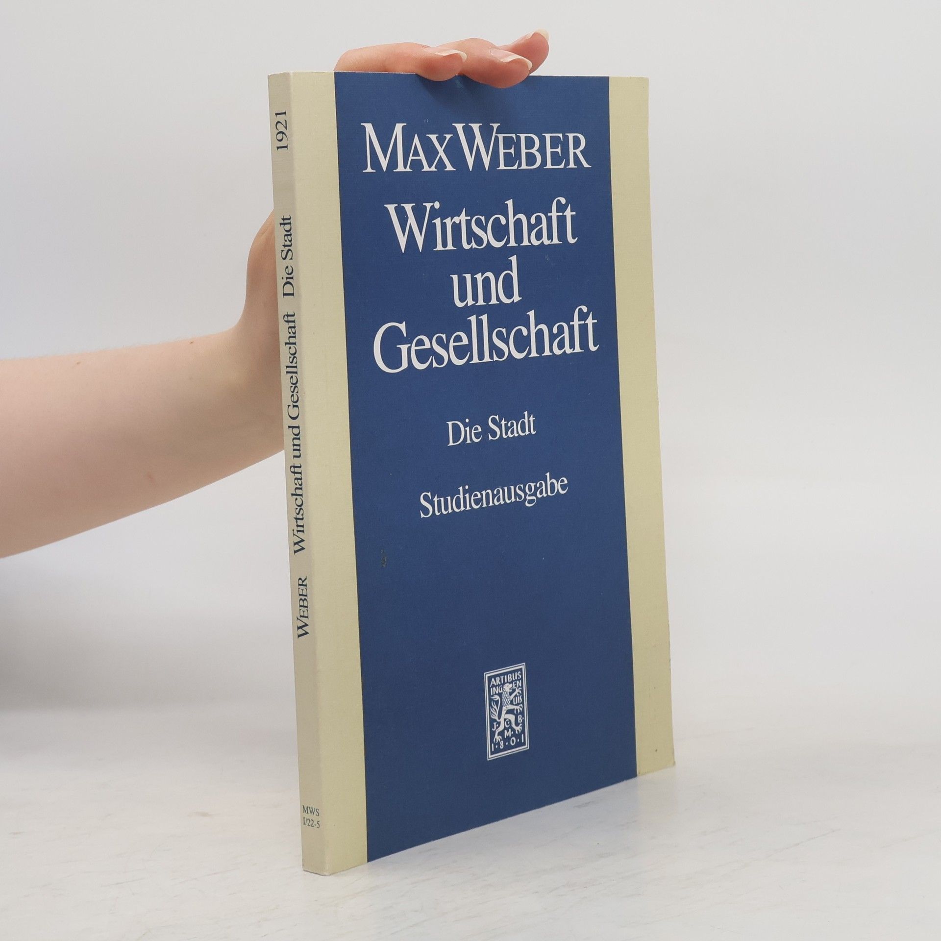 Max Weber Studienausgabe der Max-Weber-Gesamtausgabe 5
