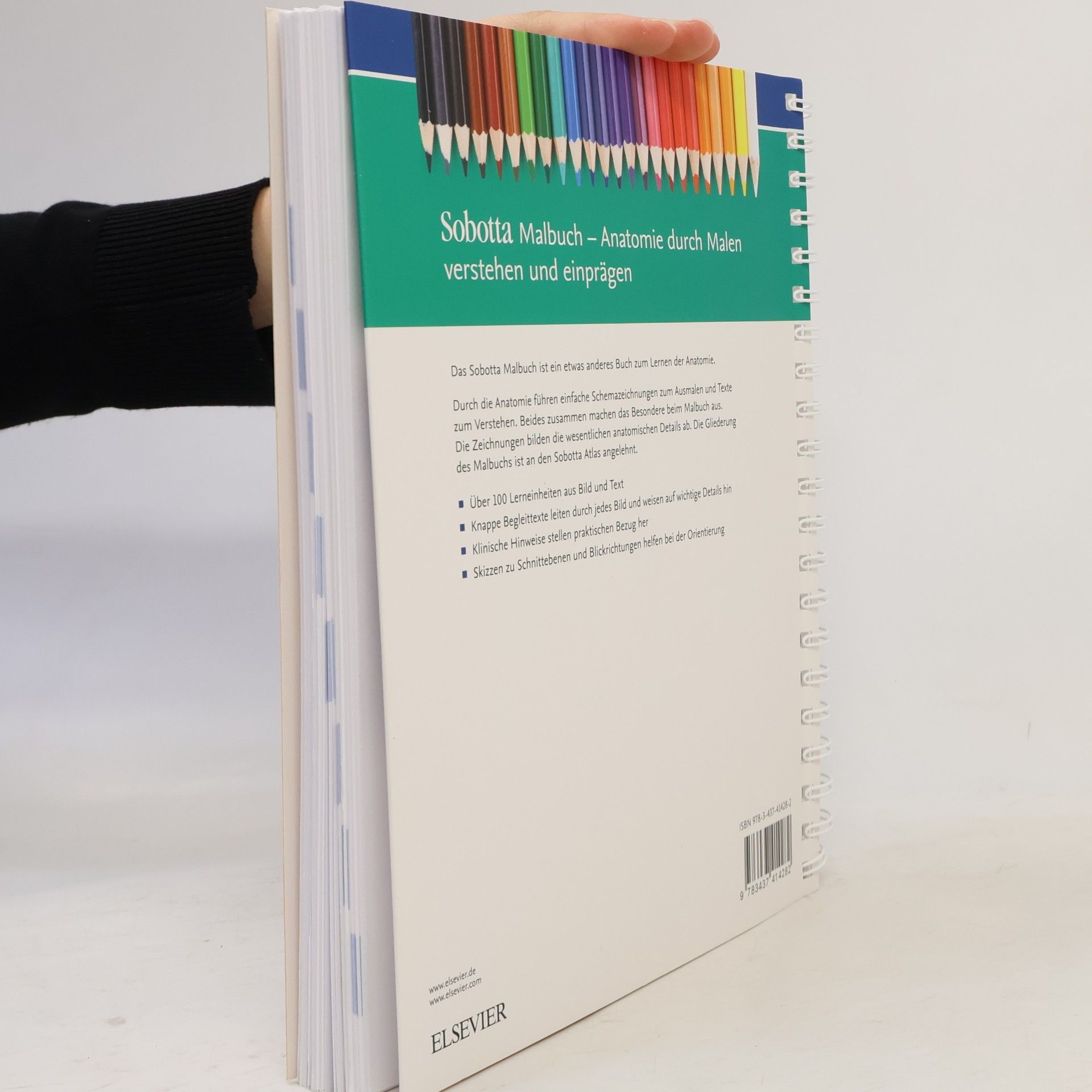 Oliver Kretz Sobotta Malbuch Anatomie
