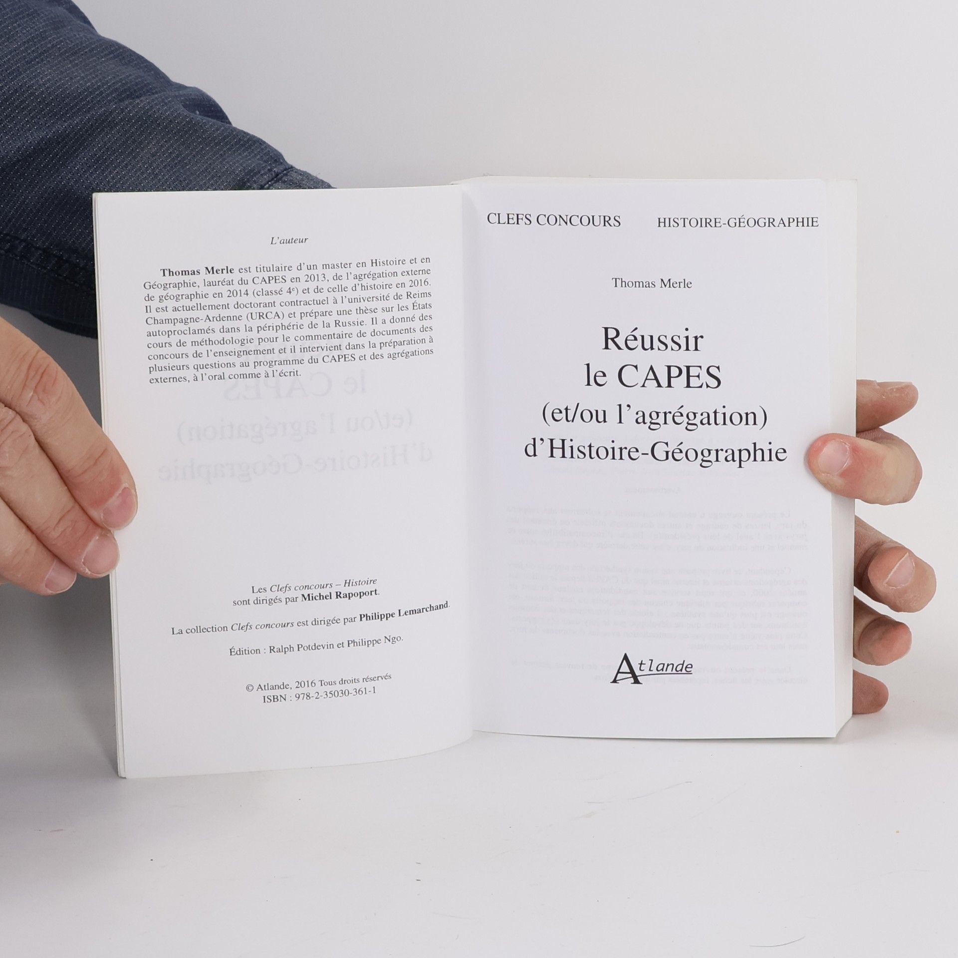 Thomas Merle Clefs Concours: Réussir le CAPES (et/ou l'agrégation) d'Histoire-Géographie
