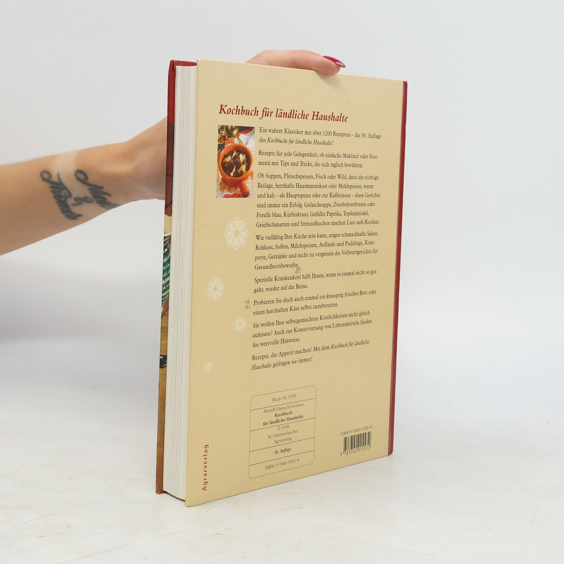 Karoline Meindl-Dietrich Kochbuch für ländliche Haushalte. Über 1200 Rezepte. 57. Auflage