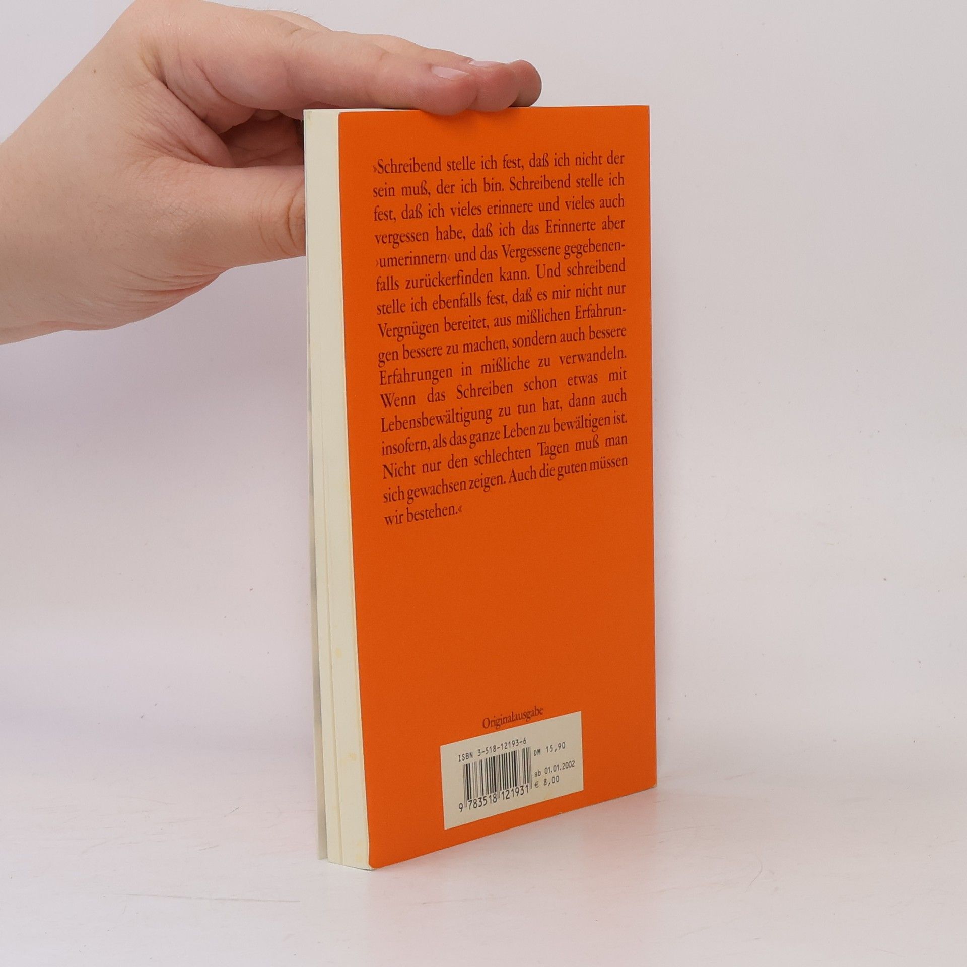 Hans-Ulrich Treichel Der Entwurf des Autors