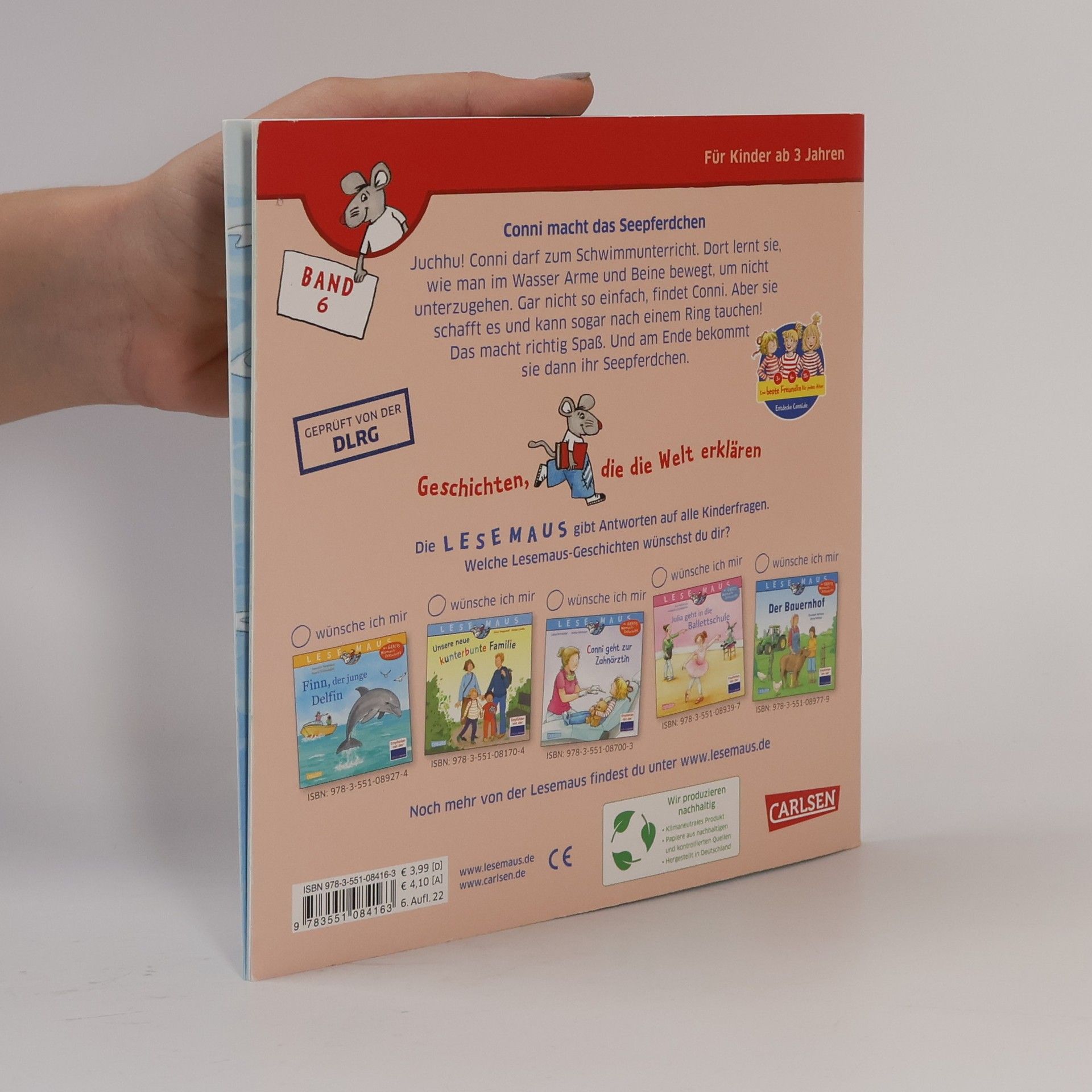 Liane Schneider Lesemaus - 6: Conni macht das Seepferdchen Neuausgabe
