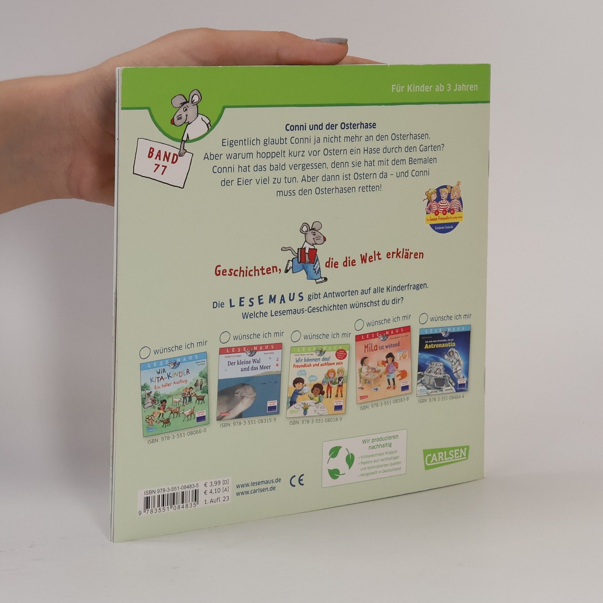 Lianne Schneider LESEMAUS 77: Conni und der Osterhase