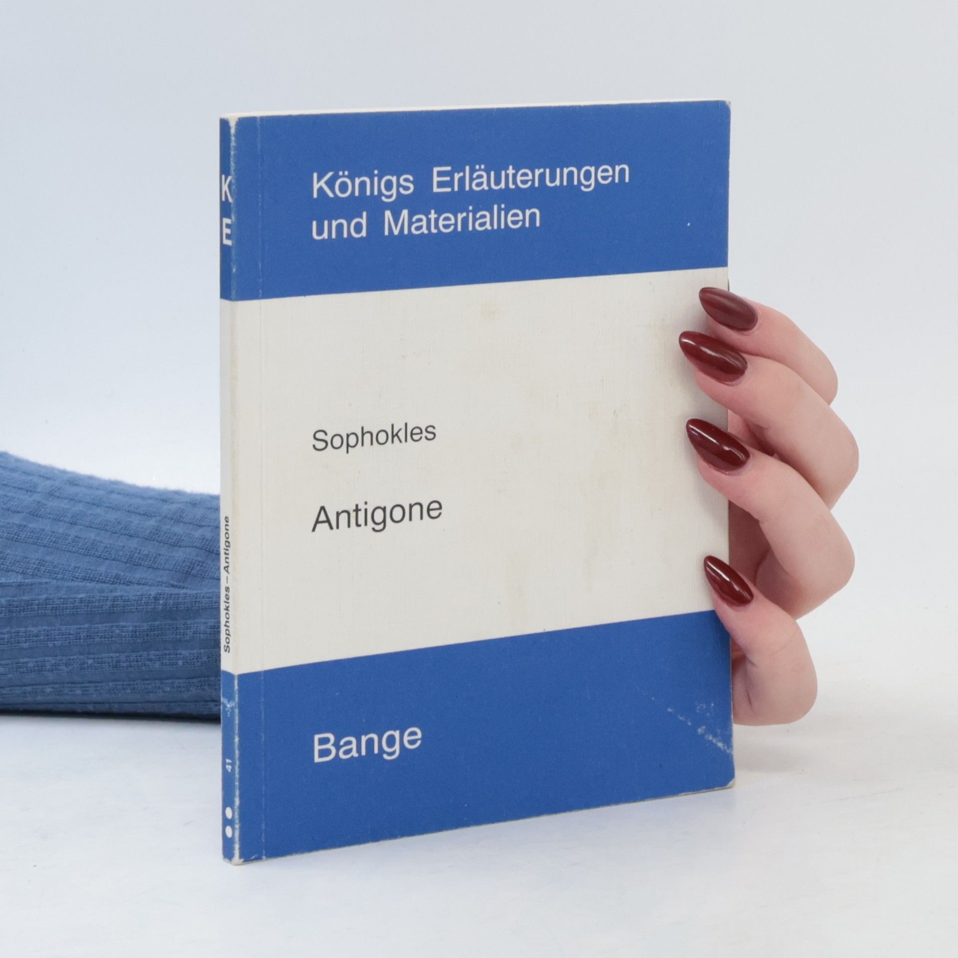Reinhard Kästler Erläuterungen zu Sophokles, Antigone