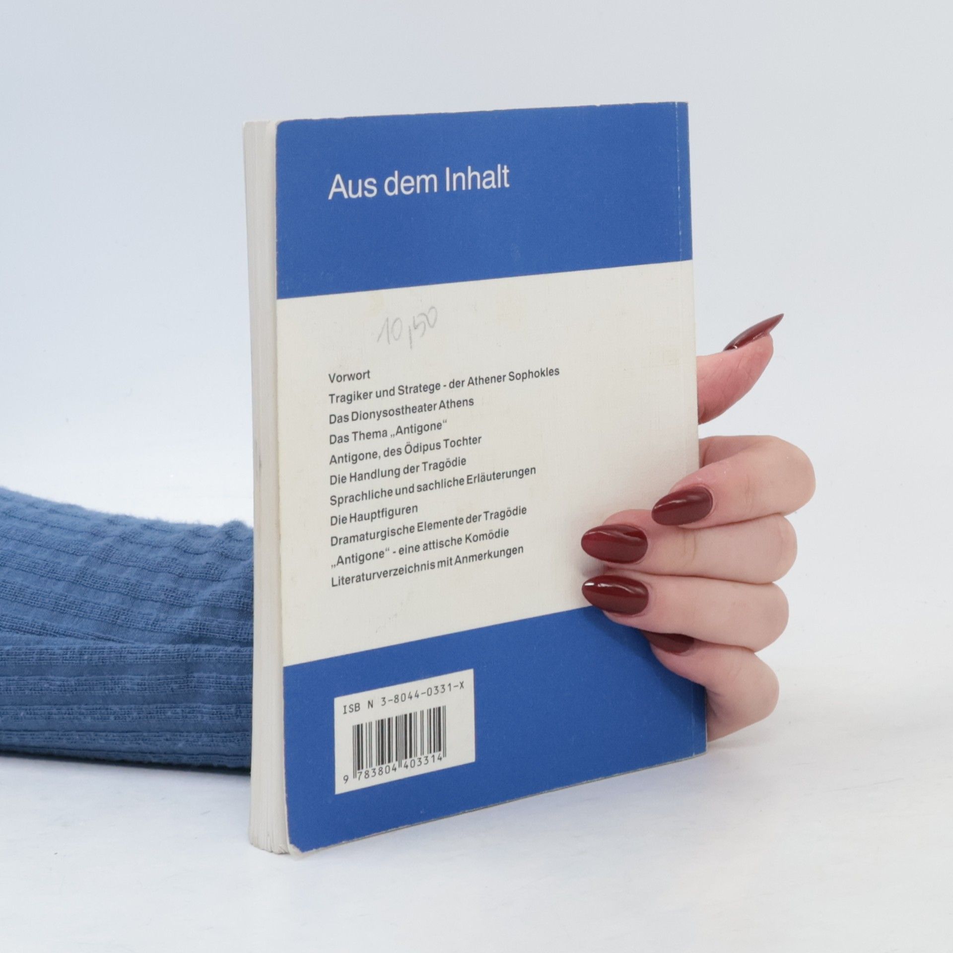 Reinhard Kästler Erläuterungen zu Sophokles, Antigone