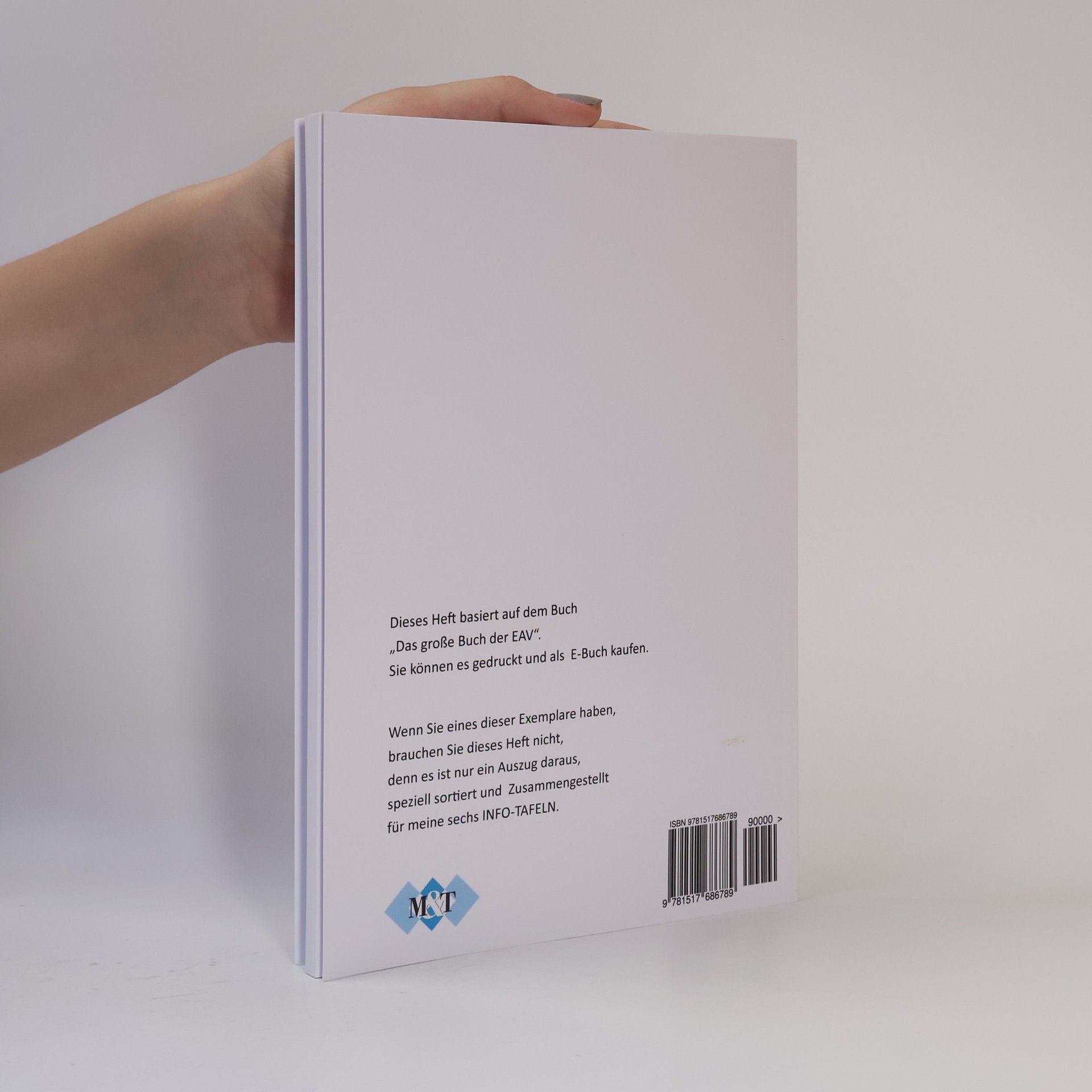Michael Krüger Bücher für die EAV: Begleitheft für die EAV-Infotafeln